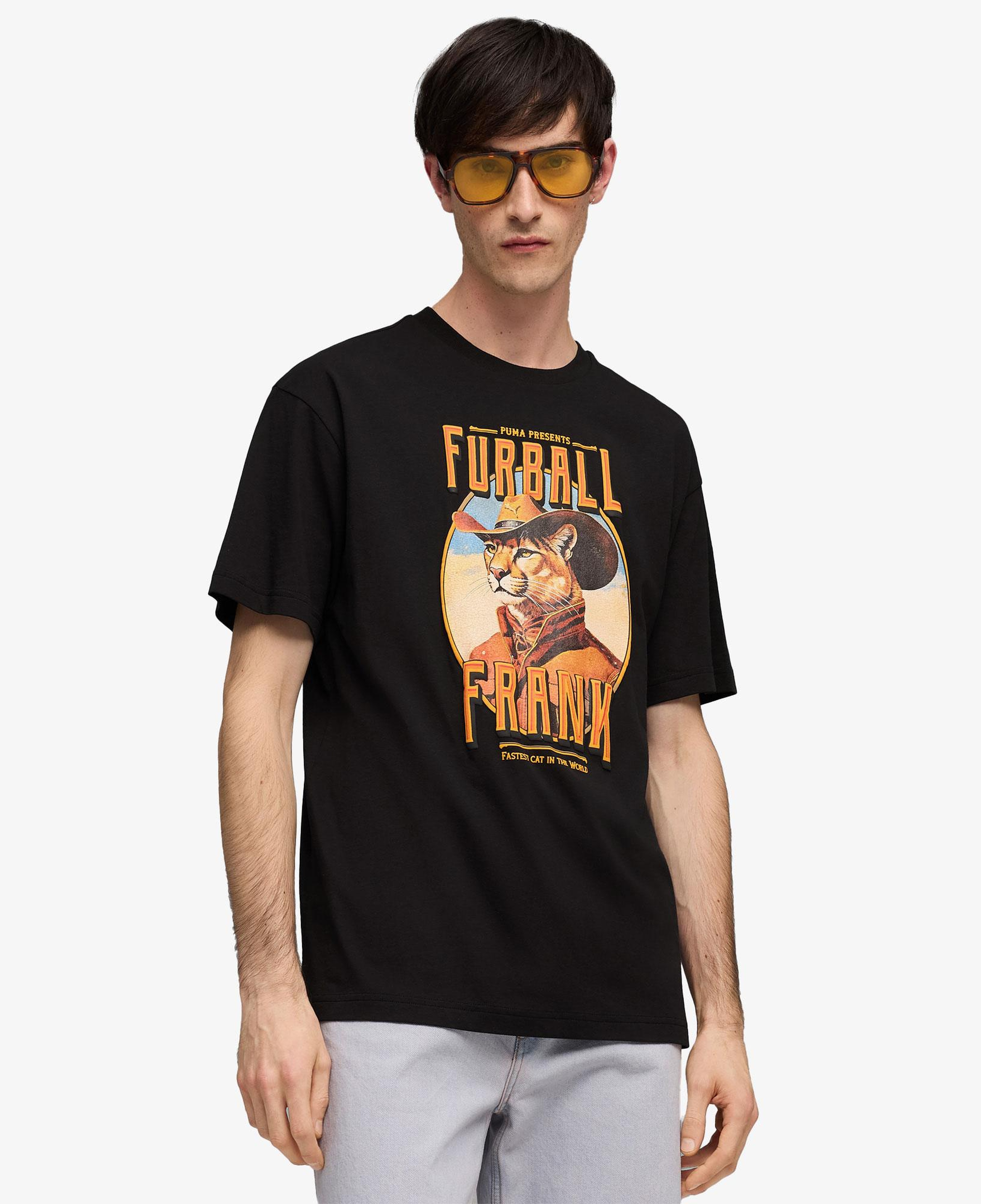 Puma Graphic  Erkek Siyah T-Shirt