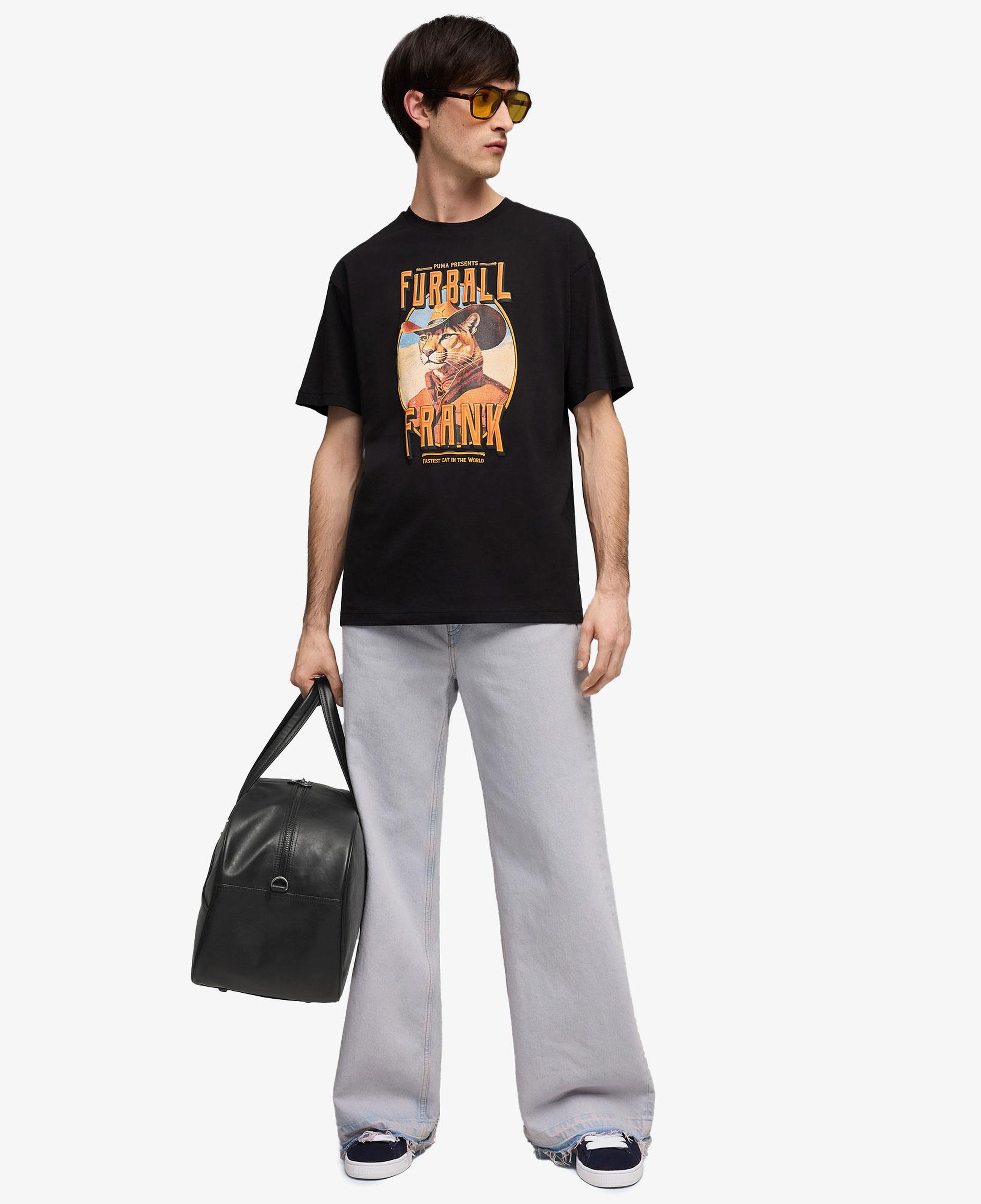 Puma Graphic  Erkek Siyah T-Shirt