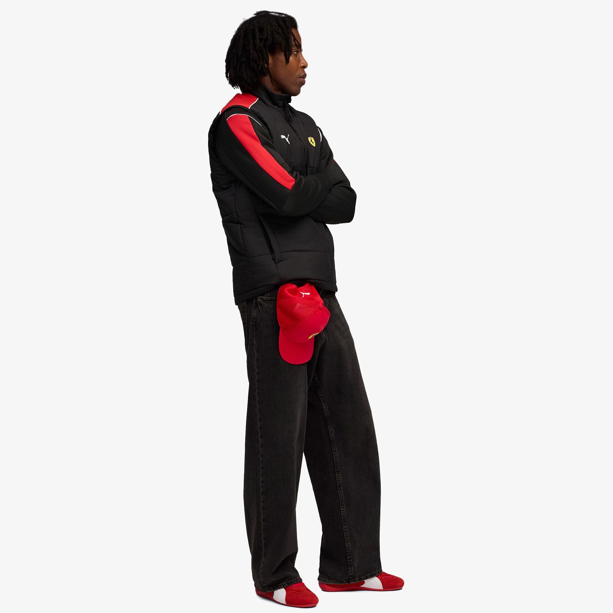 Puma Scuderia Ferrari MT7 Padded Siyah Yelek