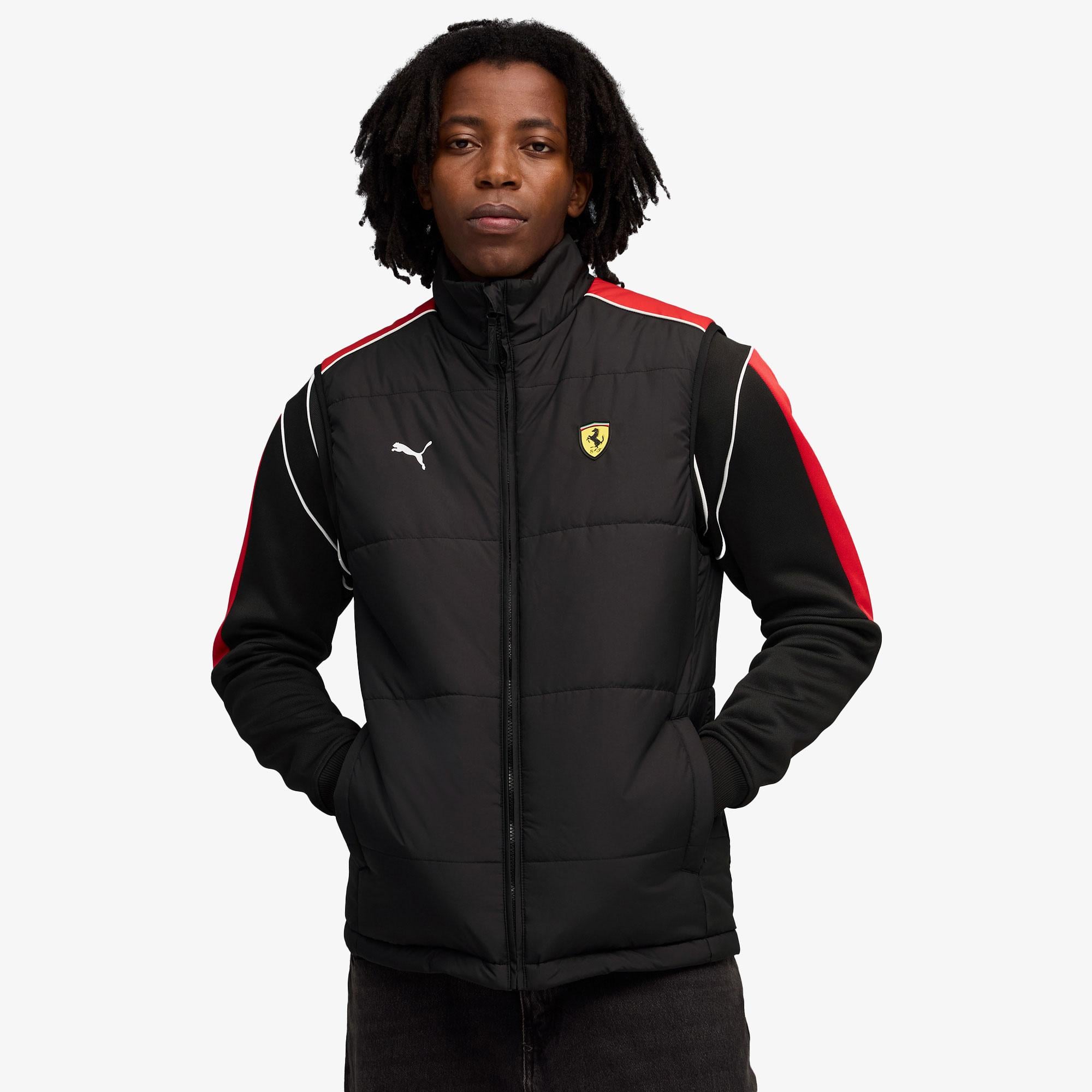 Puma Scuderia Ferrari MT7 Padded Siyah Yelek