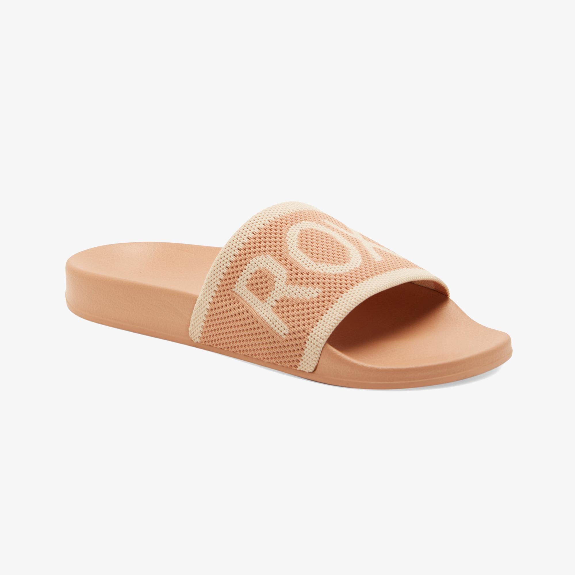 Roxy Slippy Knit Kadın Bej Terlik