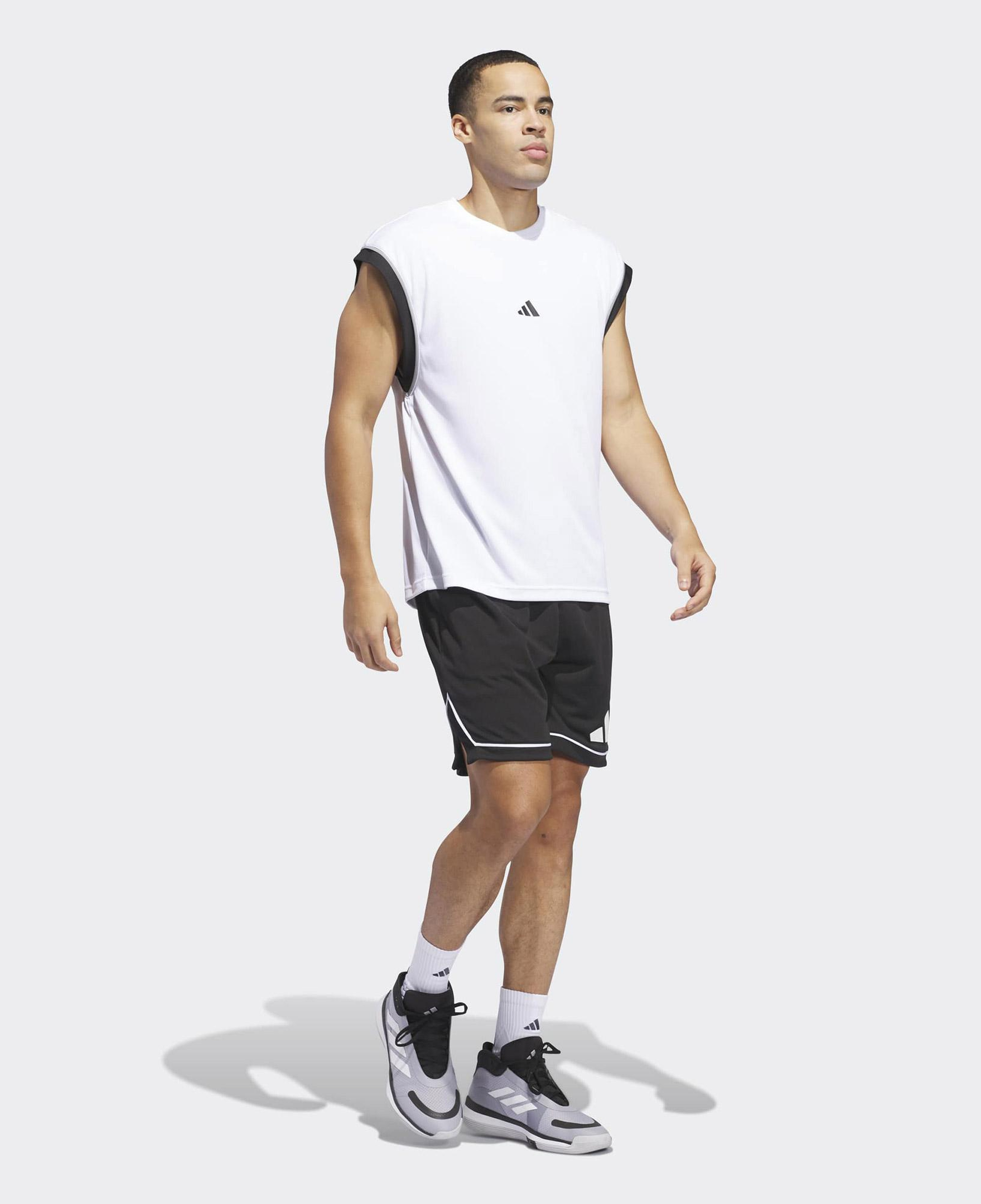 adidas Basketball Badge Of Sport Erkek Siyah Basketbol Şortu