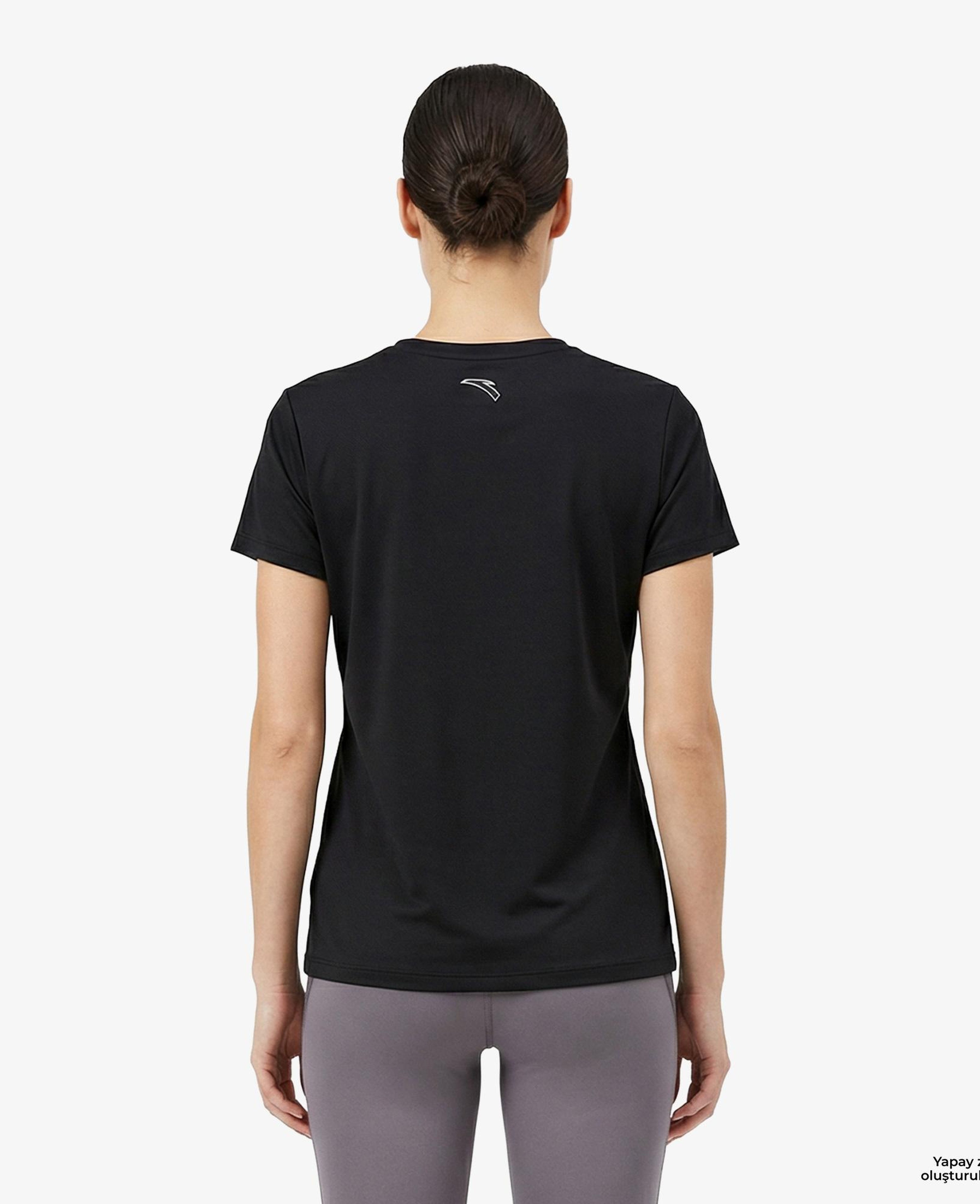 Anta Advanced Running Kadın Siyah T-Shirt