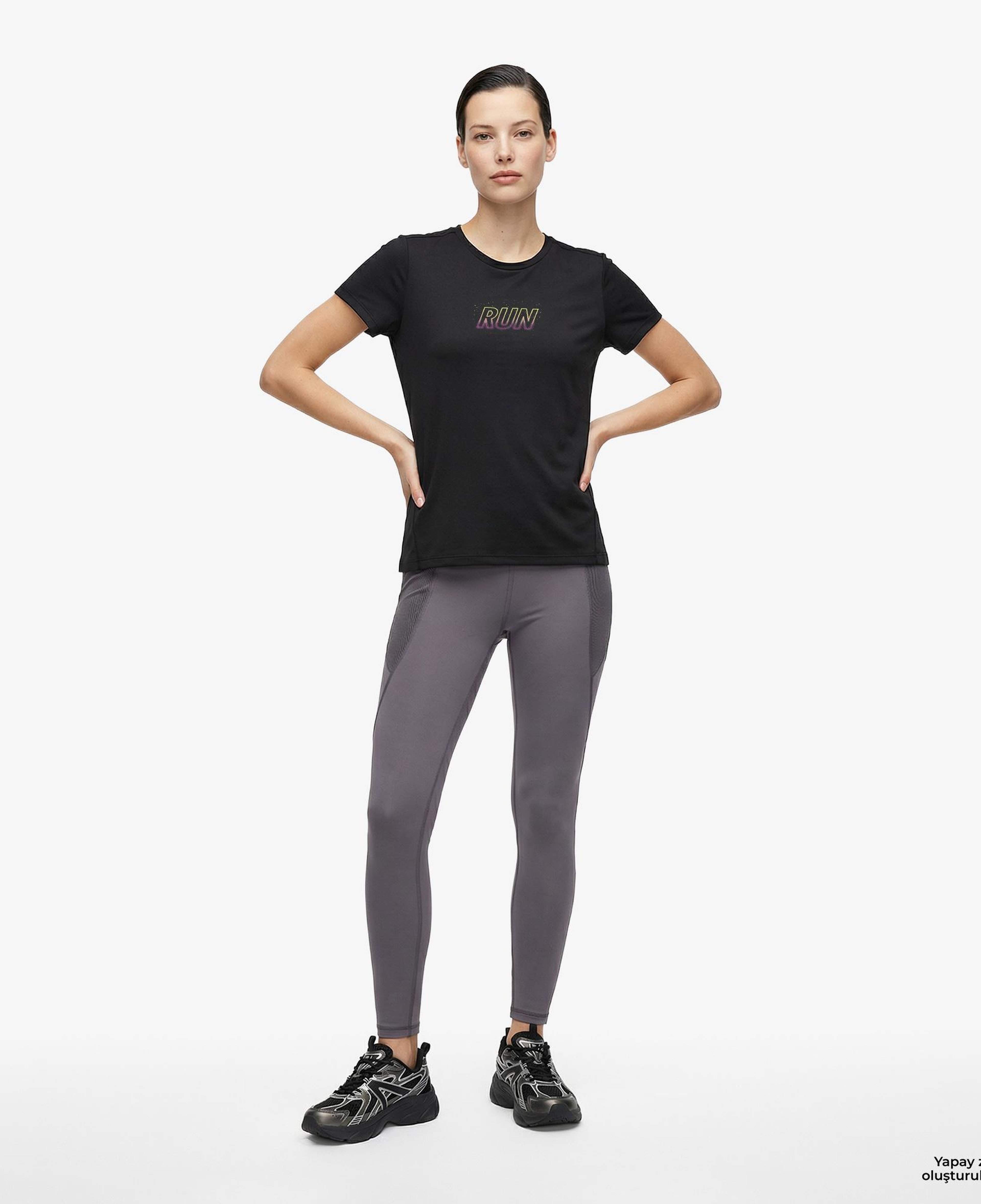 Anta Advanced Running Kadın Siyah T-Shirt