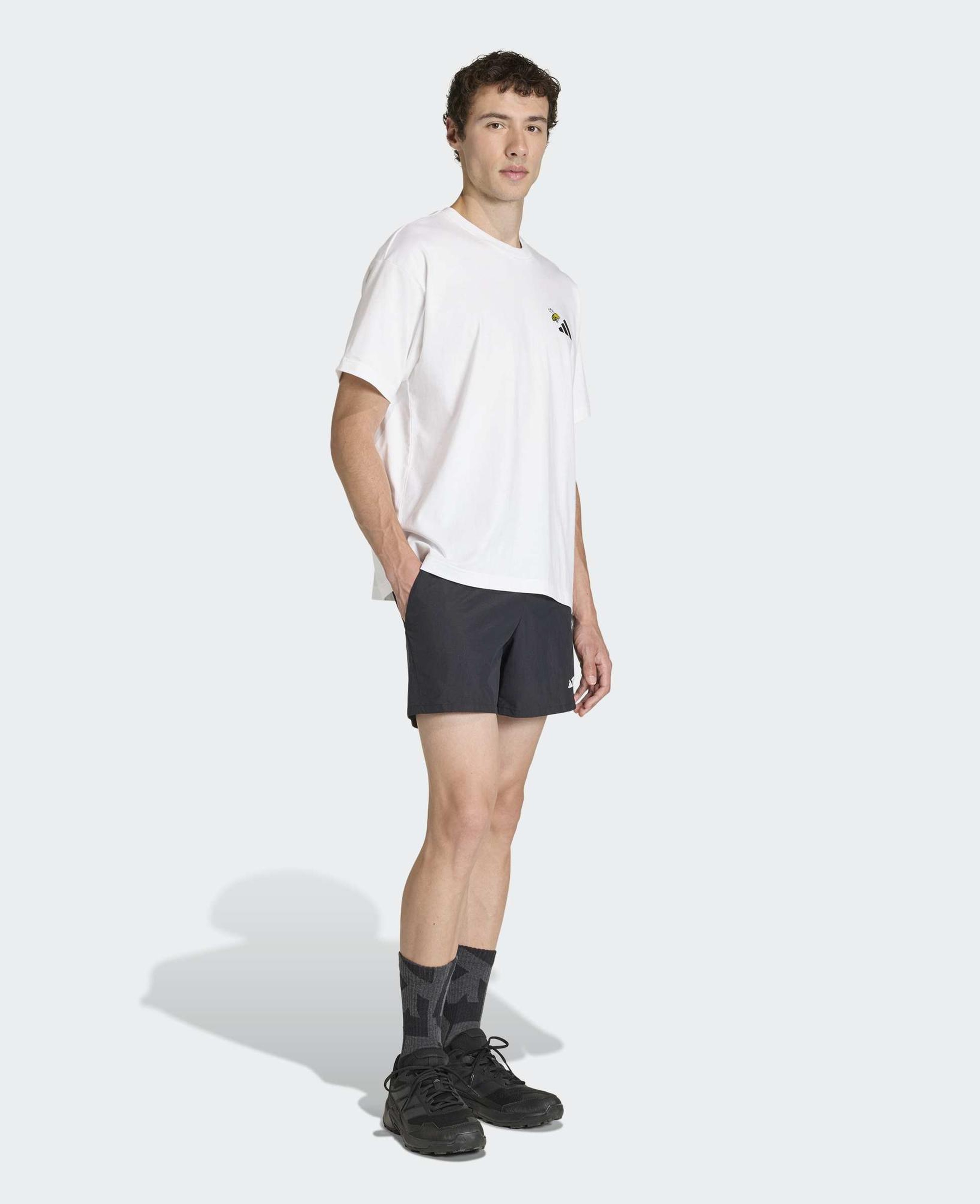 adidas Nature Yürüyüş Erkek Beyaz T-Shirt