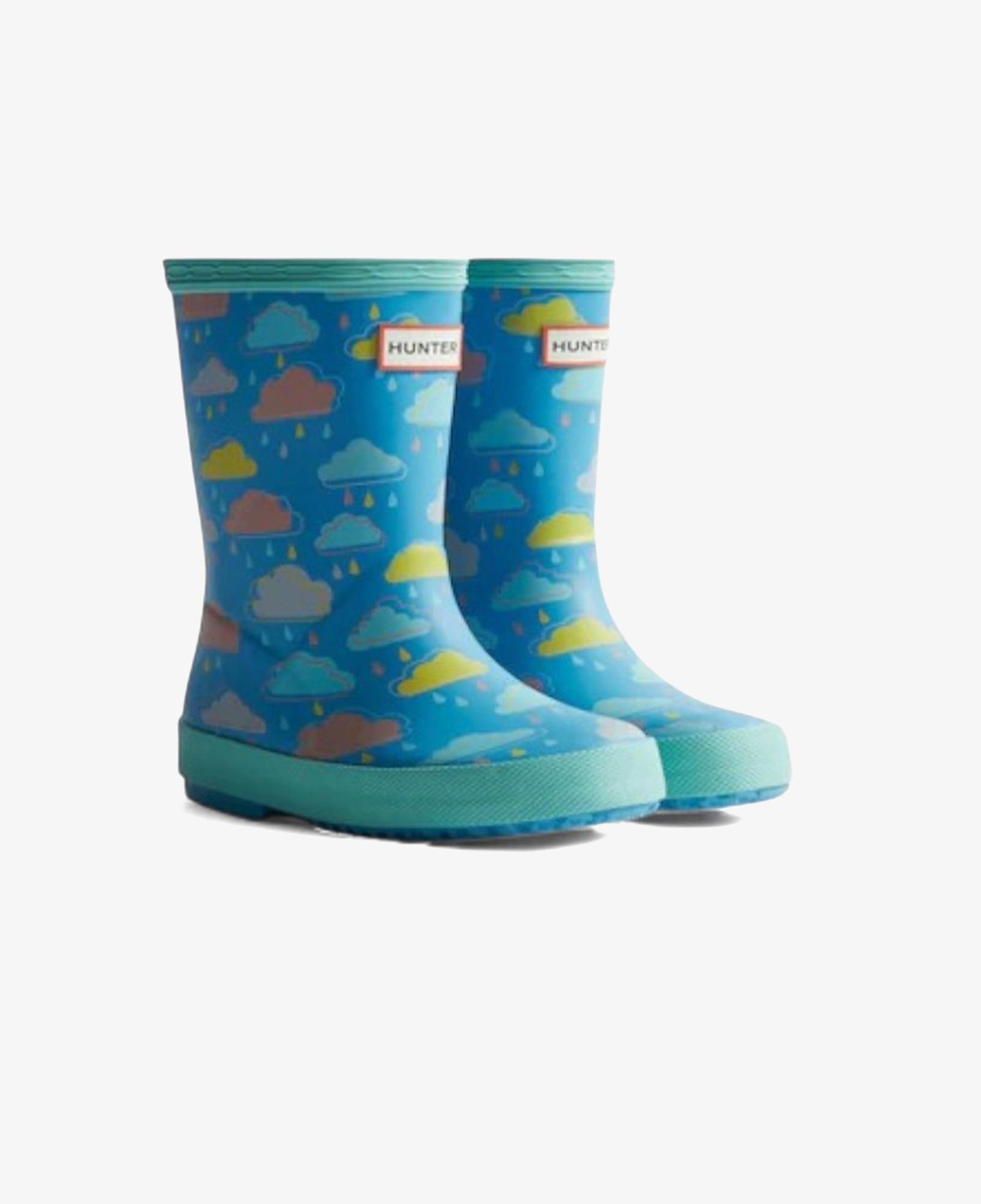 Hunter Originals Wellington Rainy Bebek Mavi Bot