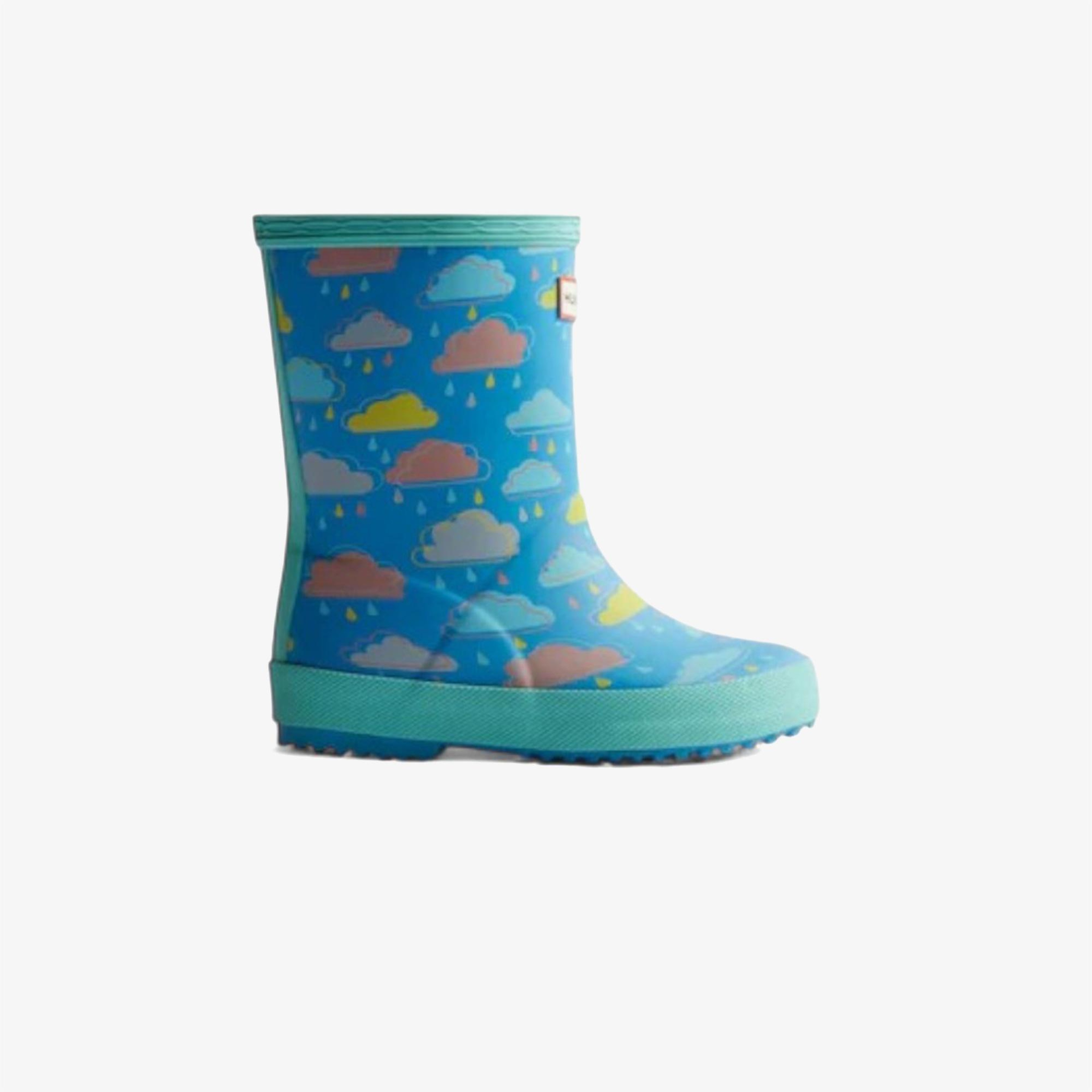 Hunter Originals Wellington Rainy Bebek Mavi Bot