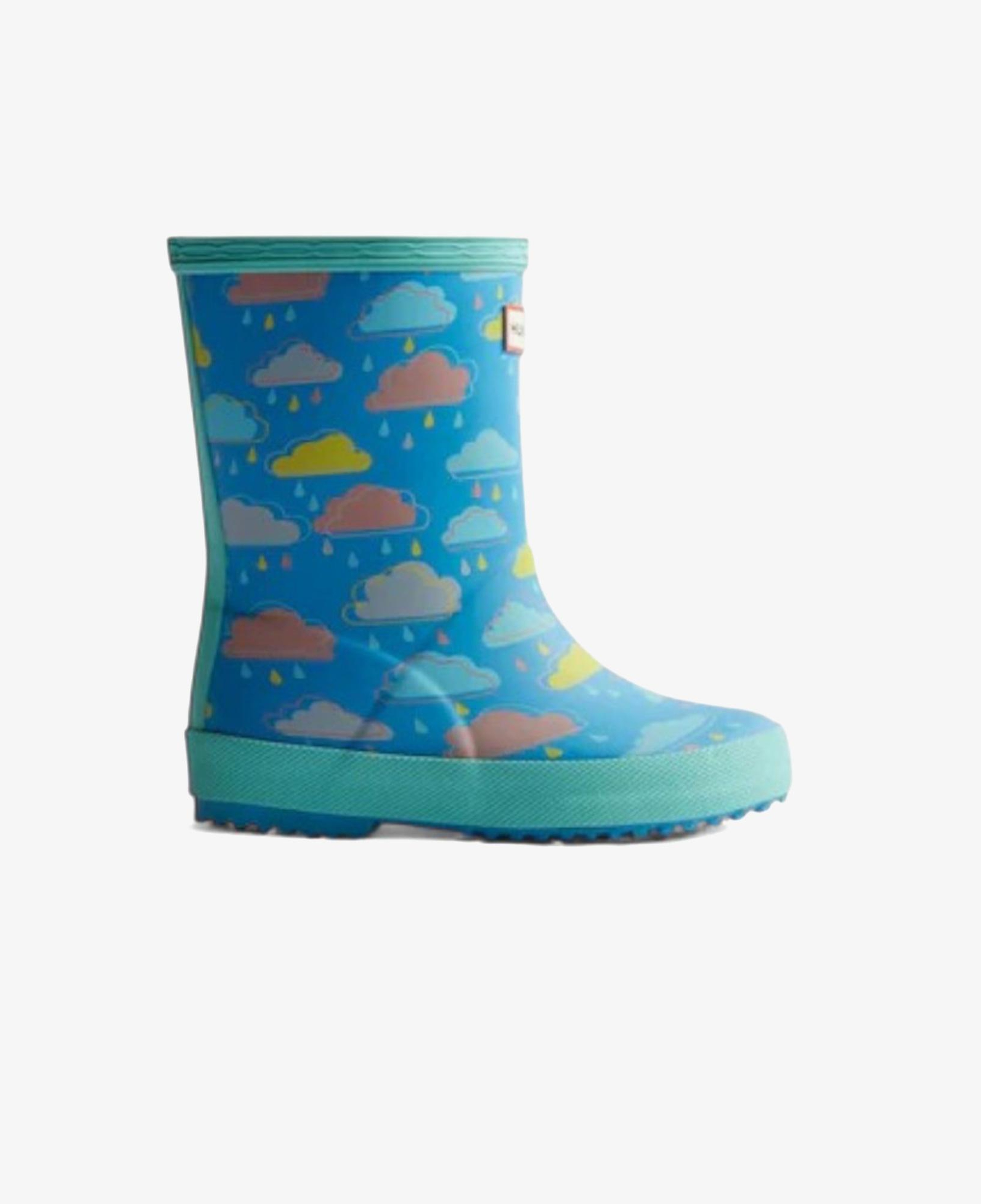 Hunter Originals Wellington Rainy Bebek Mavi Bot