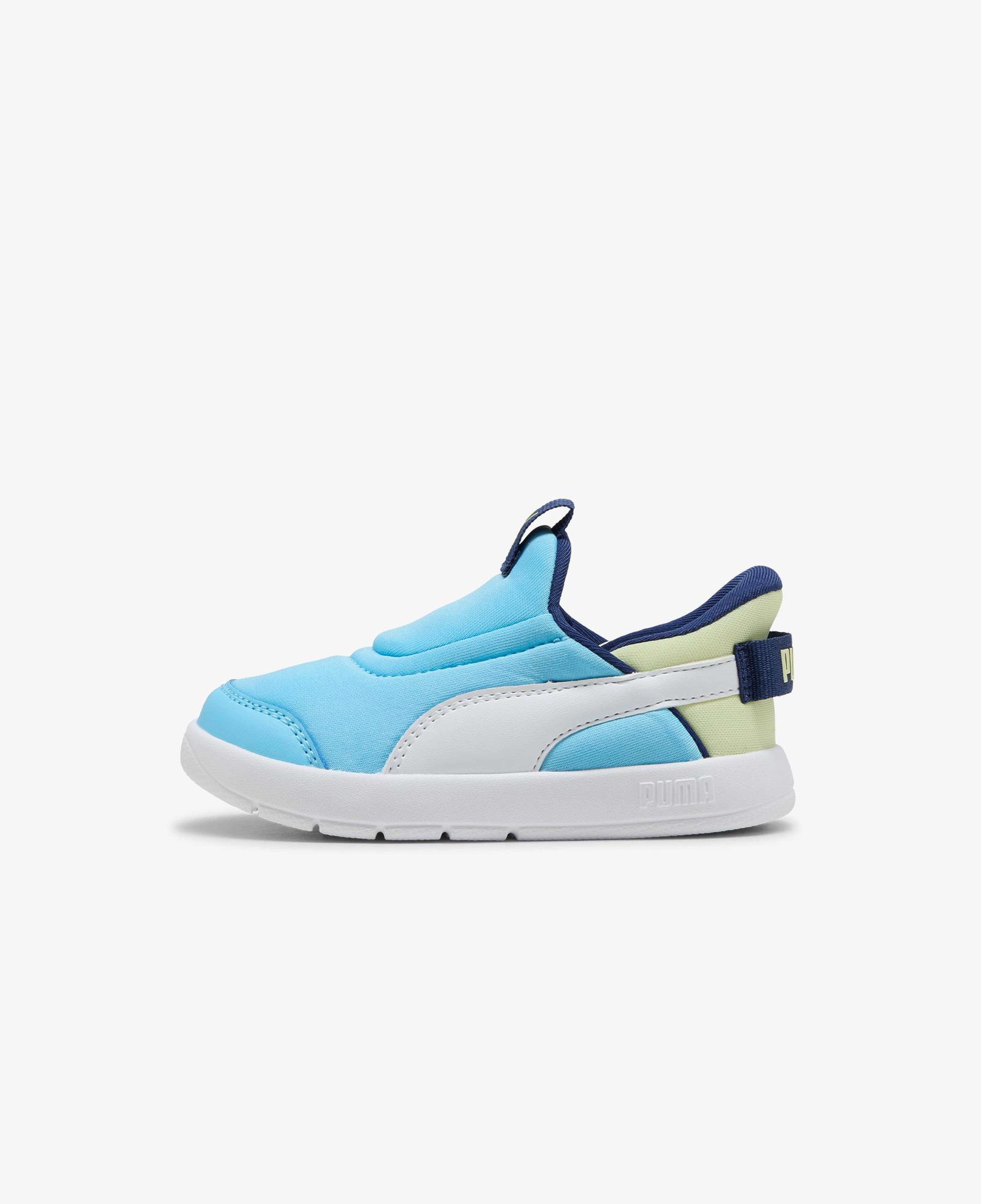 Puma Courtflex V3 Sliptech Çocuk Mavi Spor Ayakkabı