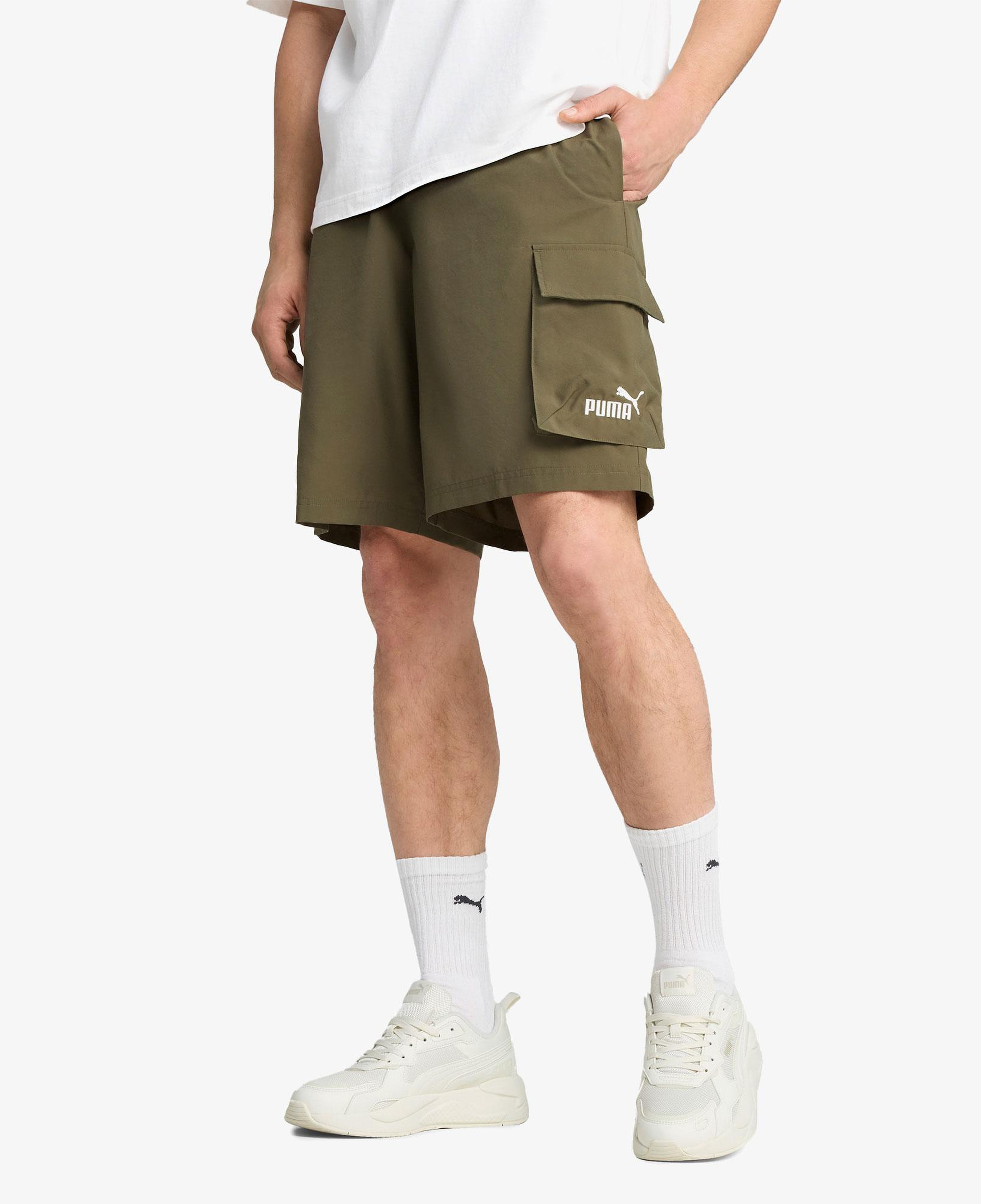 Puma Essentials Erkek Yeşil Şort