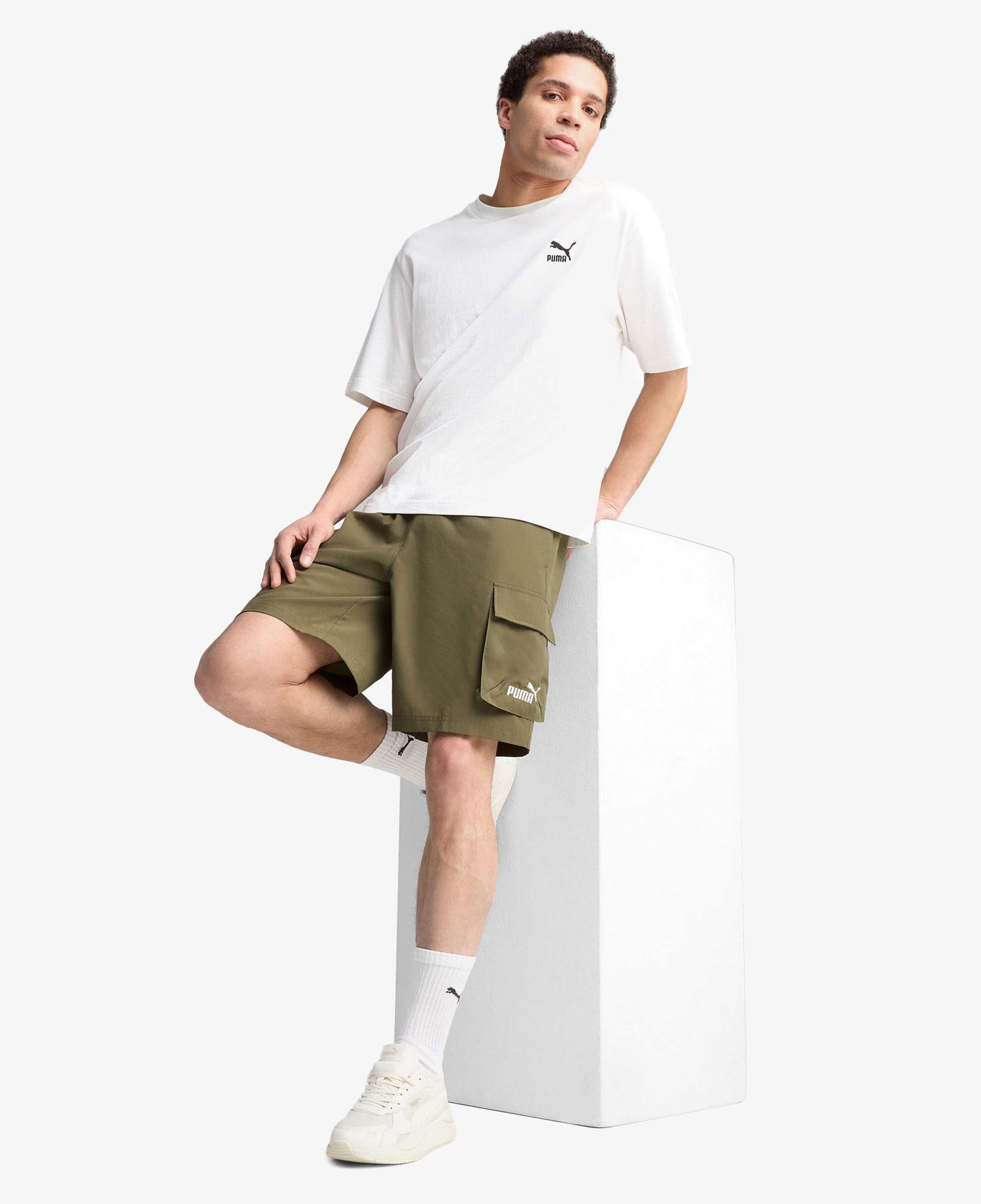 Puma Essentials Erkek Yeşil Şort