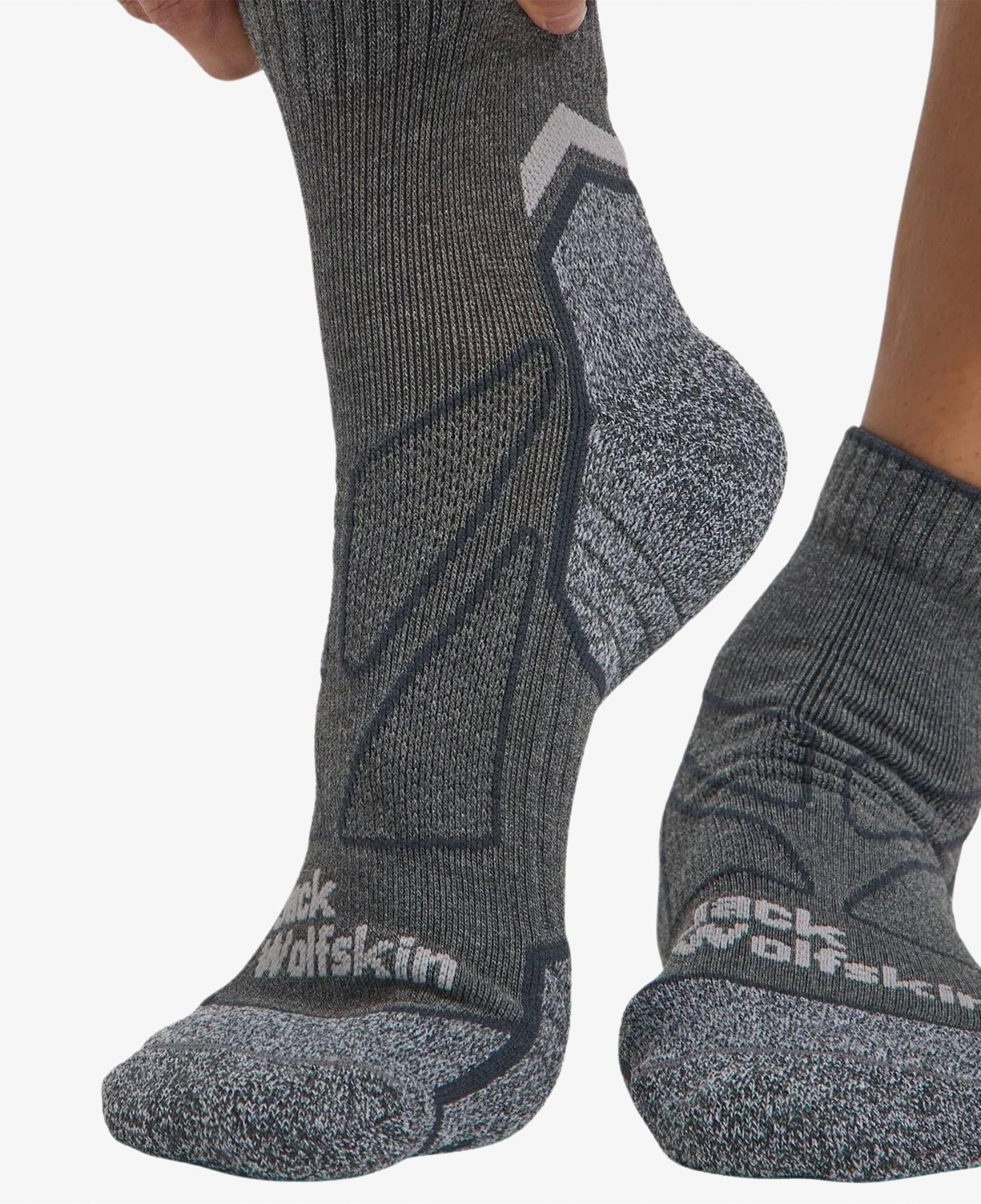 Jack Wolfskin Vojo Light Sock Low C Unisex Gri Outdoor Çorabı