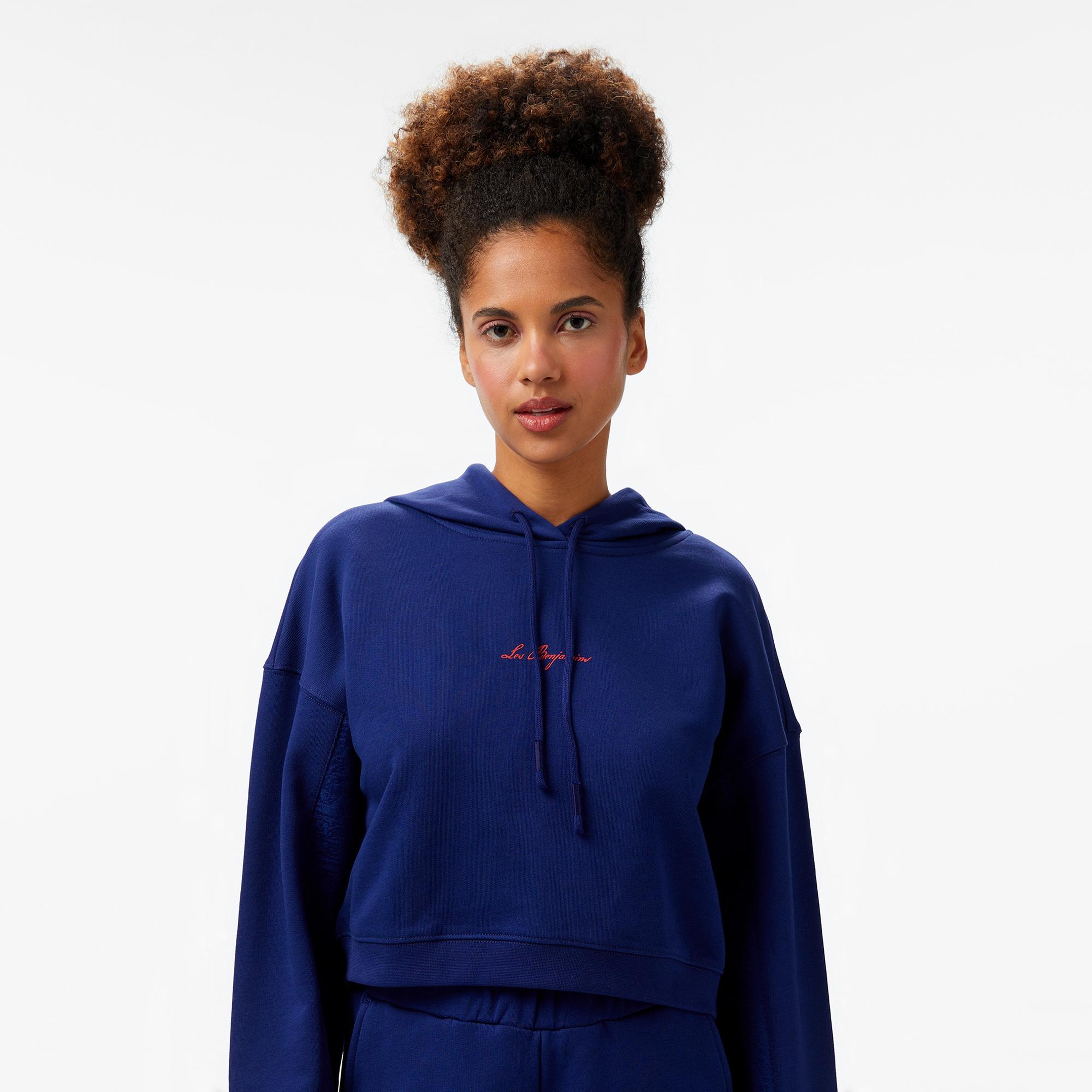 Les Benjamins Kadın Lacivert Hoodie