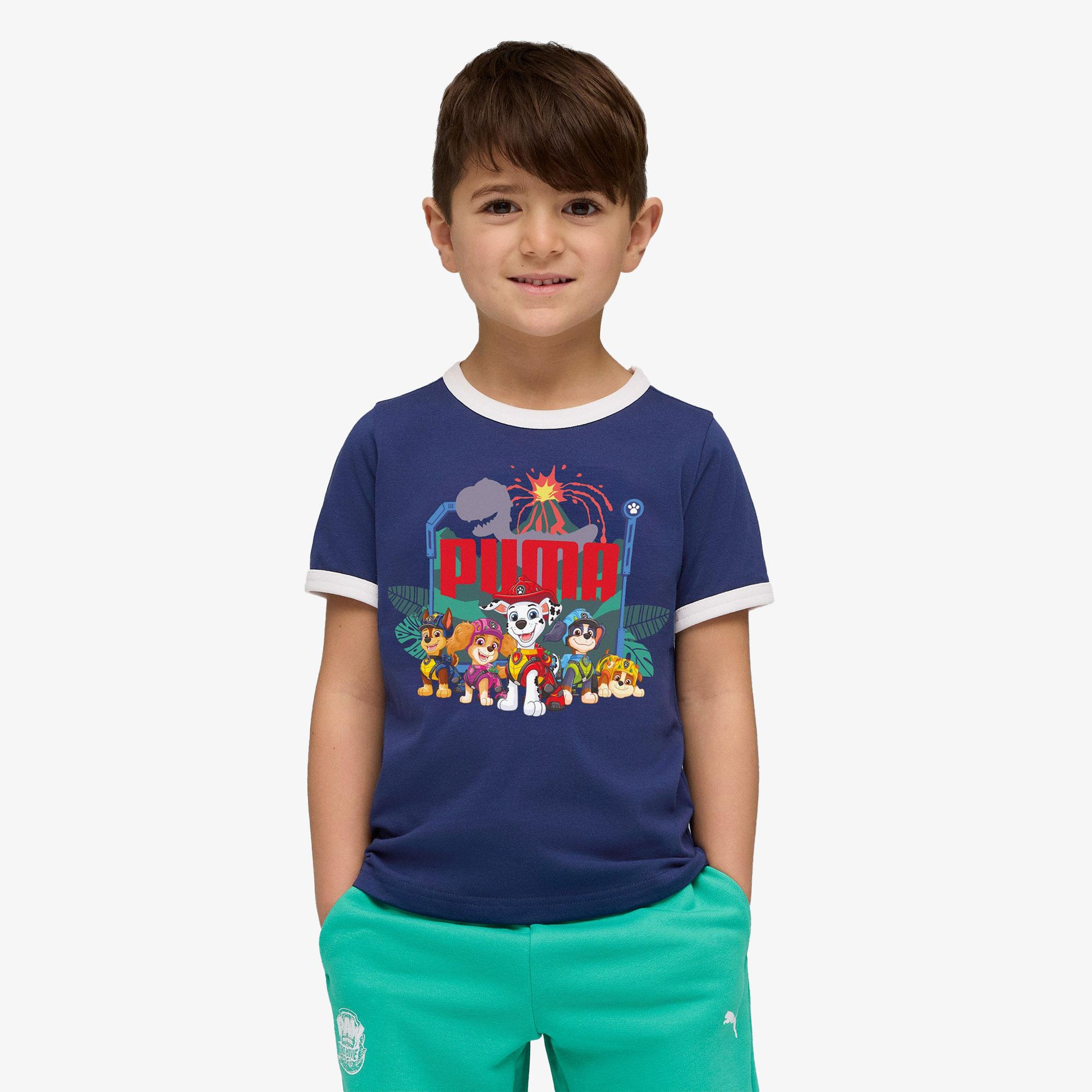 Puma X Paw Patrol Ringer  Çocuk Mavi T-Shirt