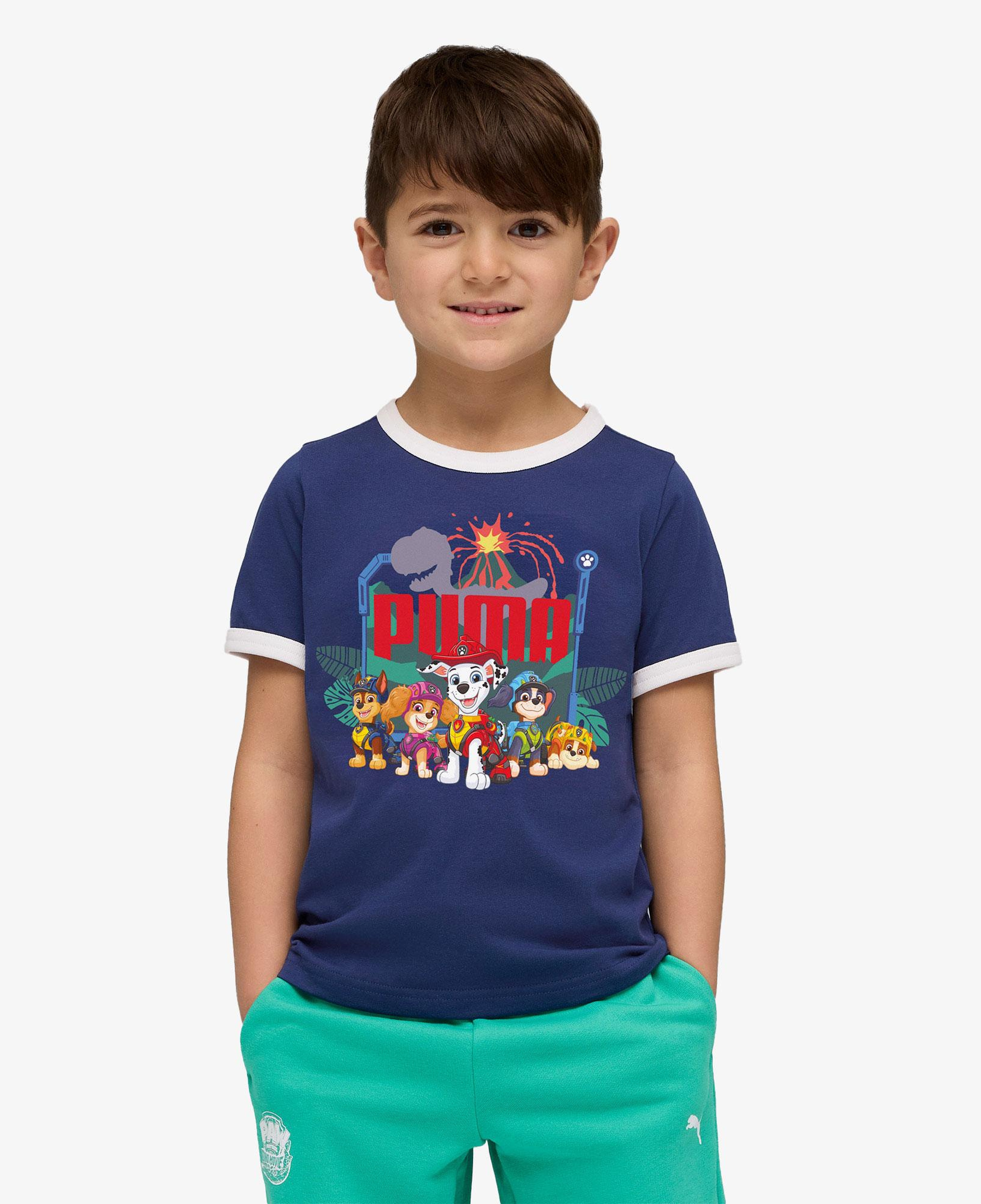 Puma X Paw Patrol Ringer Çocuk Mavi T-Shirt