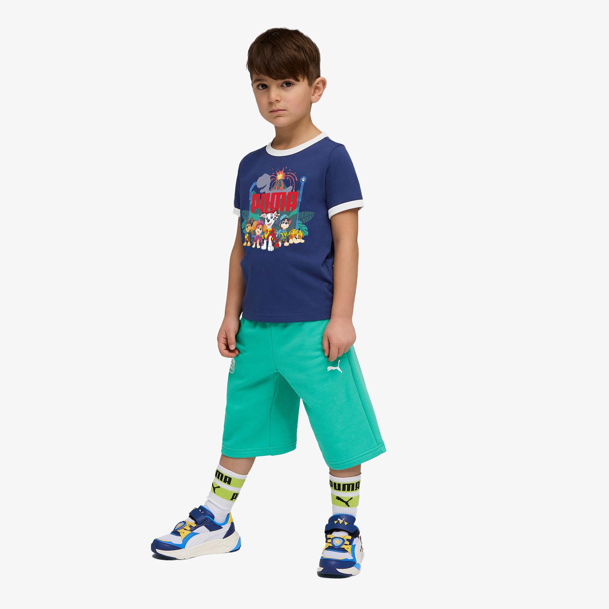 Puma X Paw Patrol Ringer  Çocuk Mavi T-Shirt