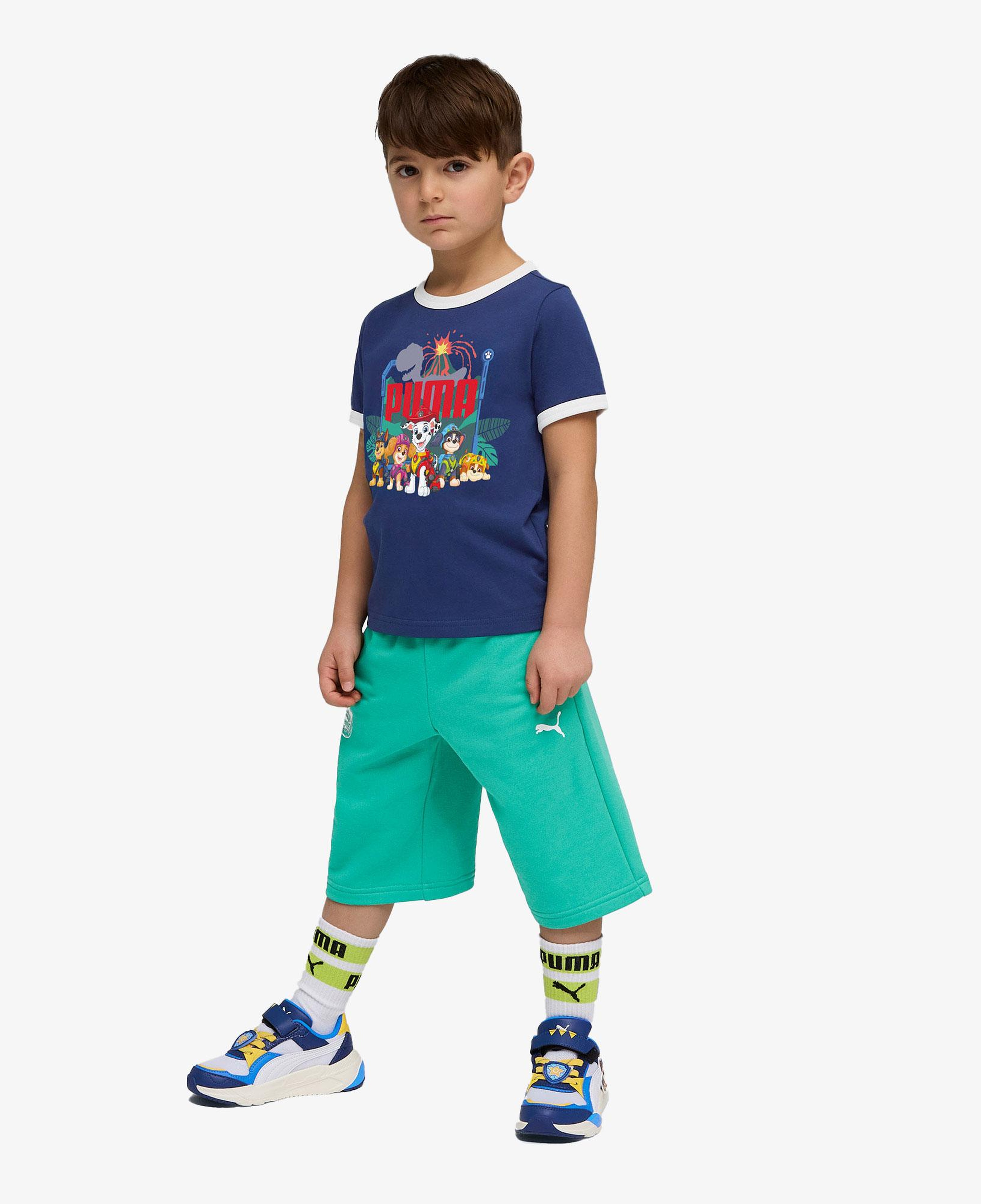 Puma X Paw Patrol Ringer Çocuk Mavi T-Shirt