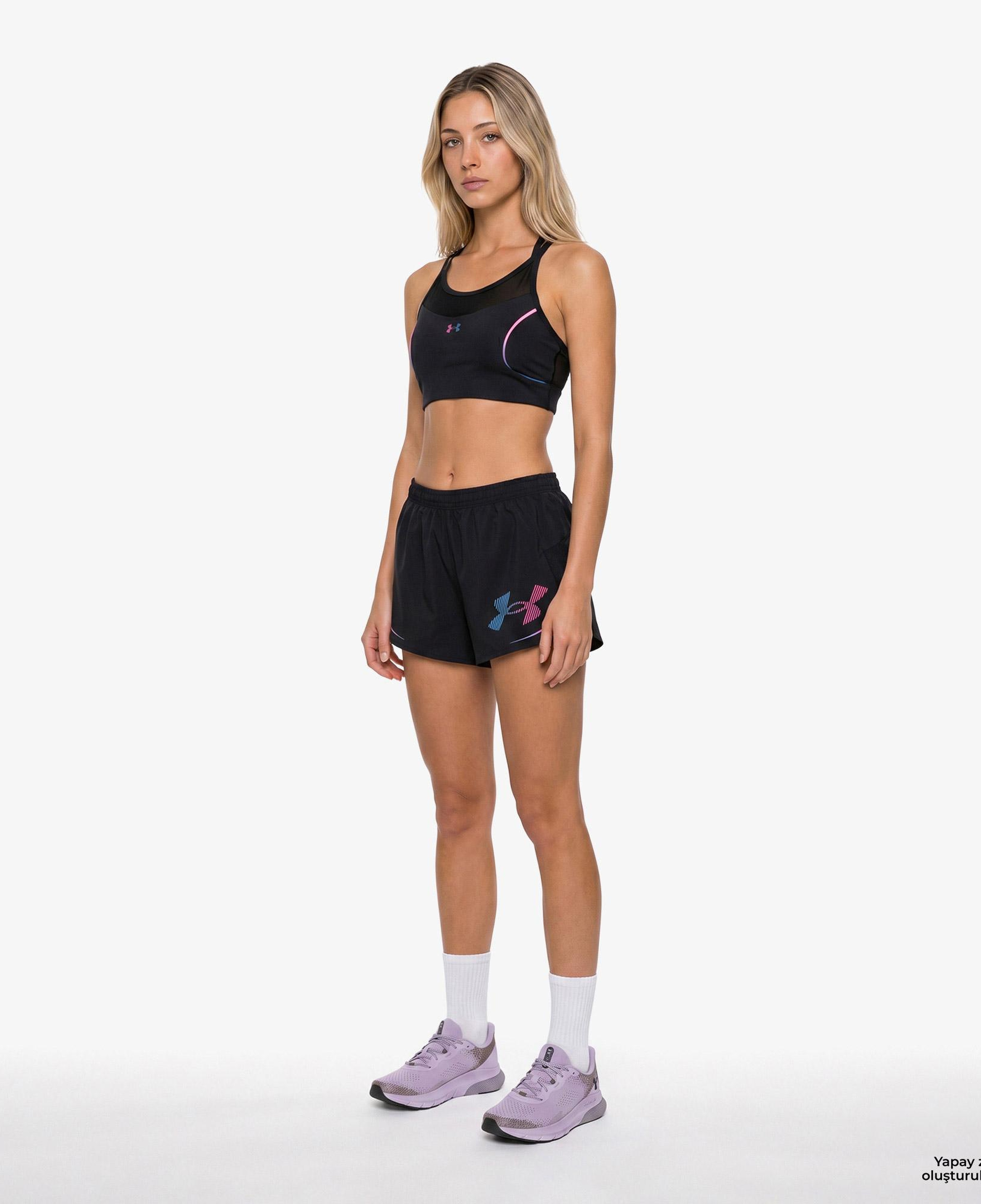 Under Armour Velociti Elite Kadın Siyah Koşu Bra