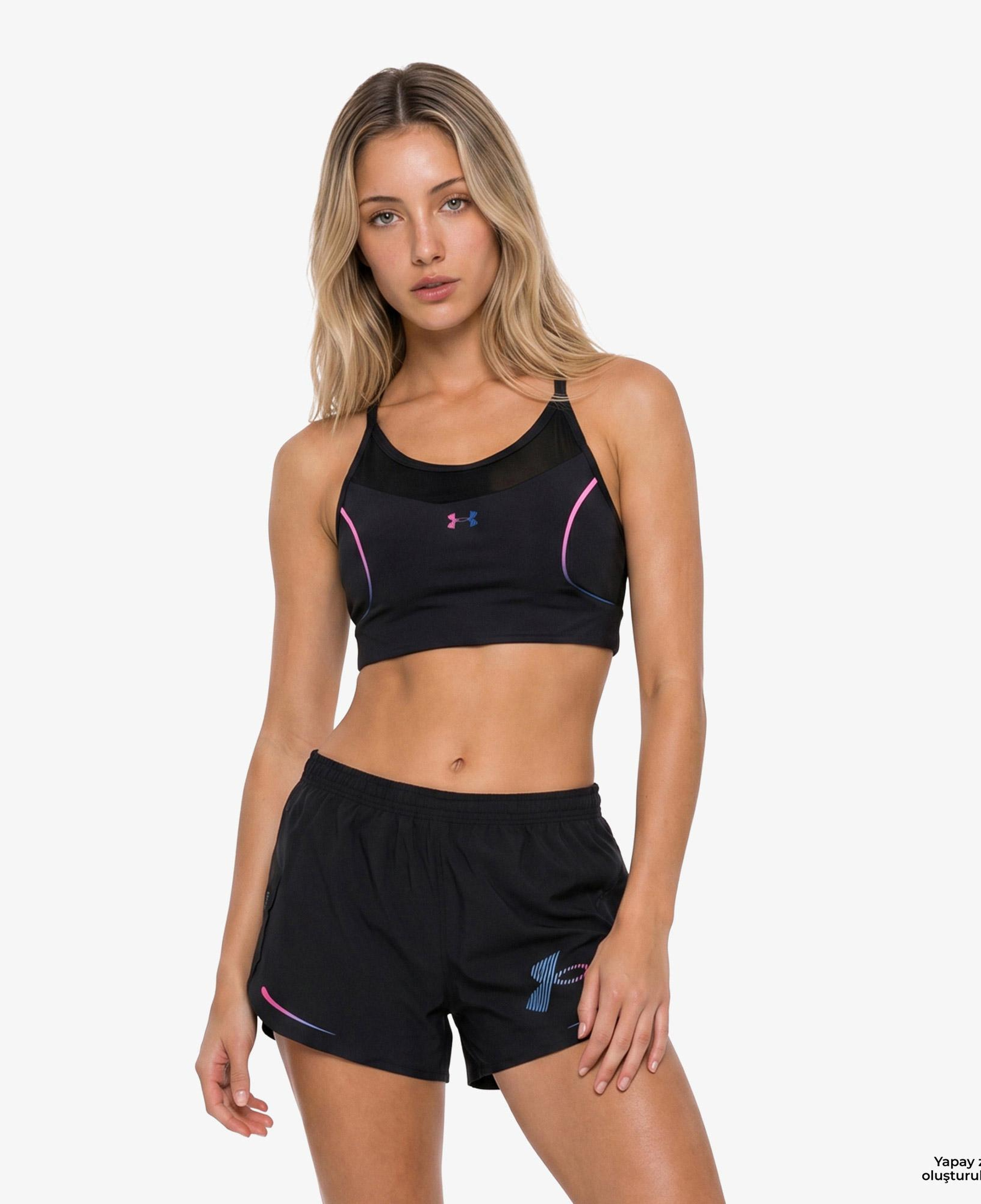 Under Armour Velociti Elite Kadın Siyah Koşu Bra