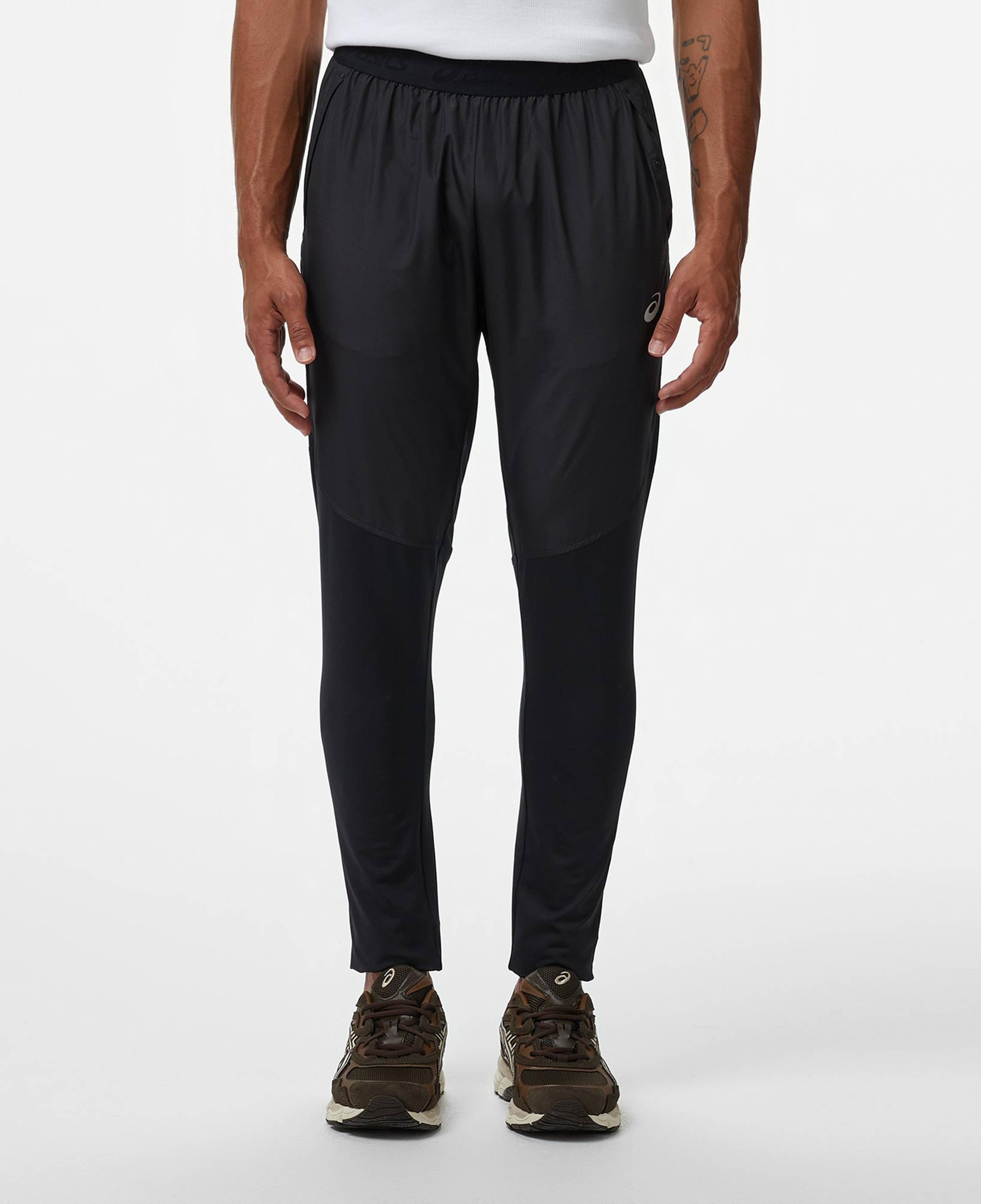 Asics Road Pant Erkek Siyah Koşu Eşofman Altı