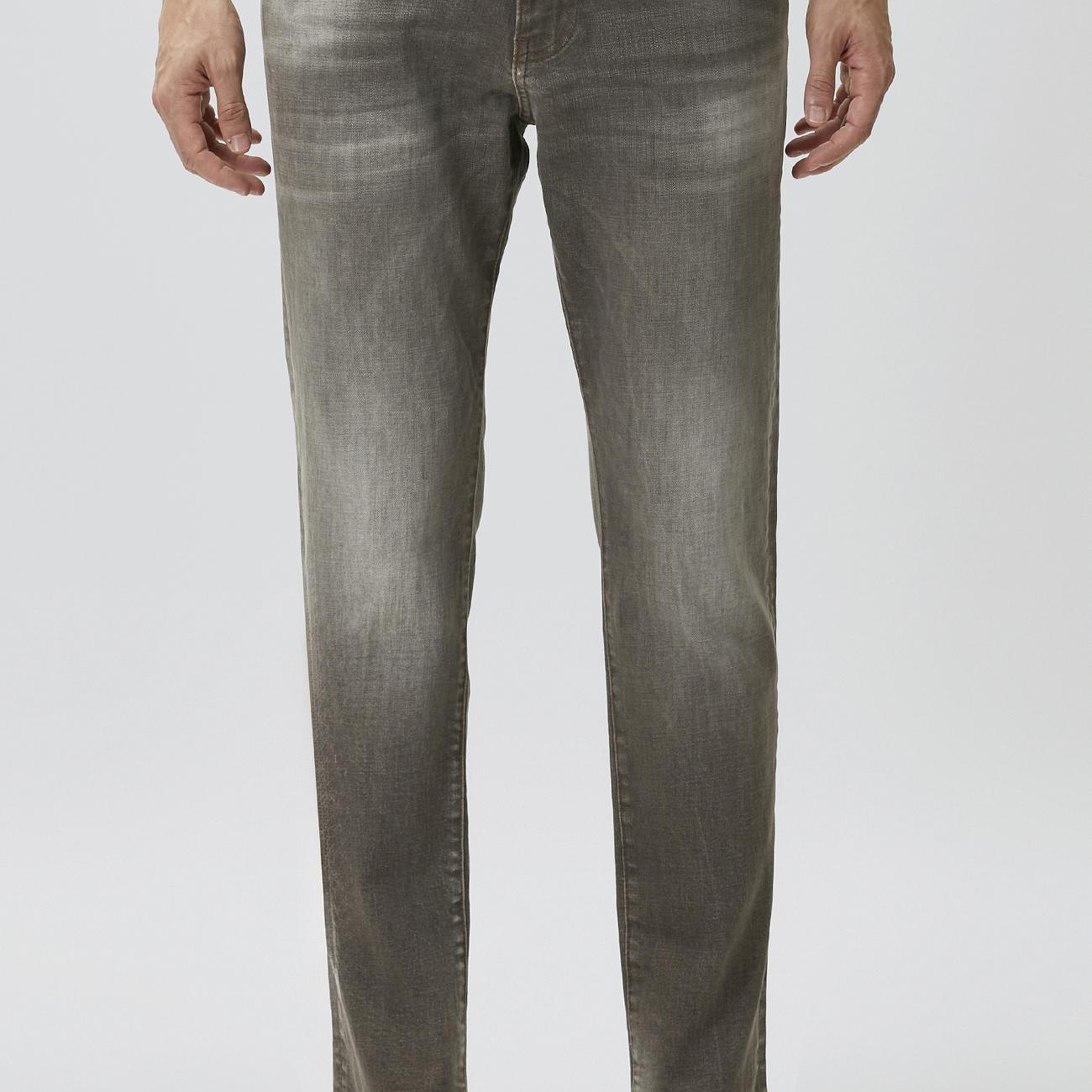 Network Erkek Slim Fit Vizon Denim Pantolon