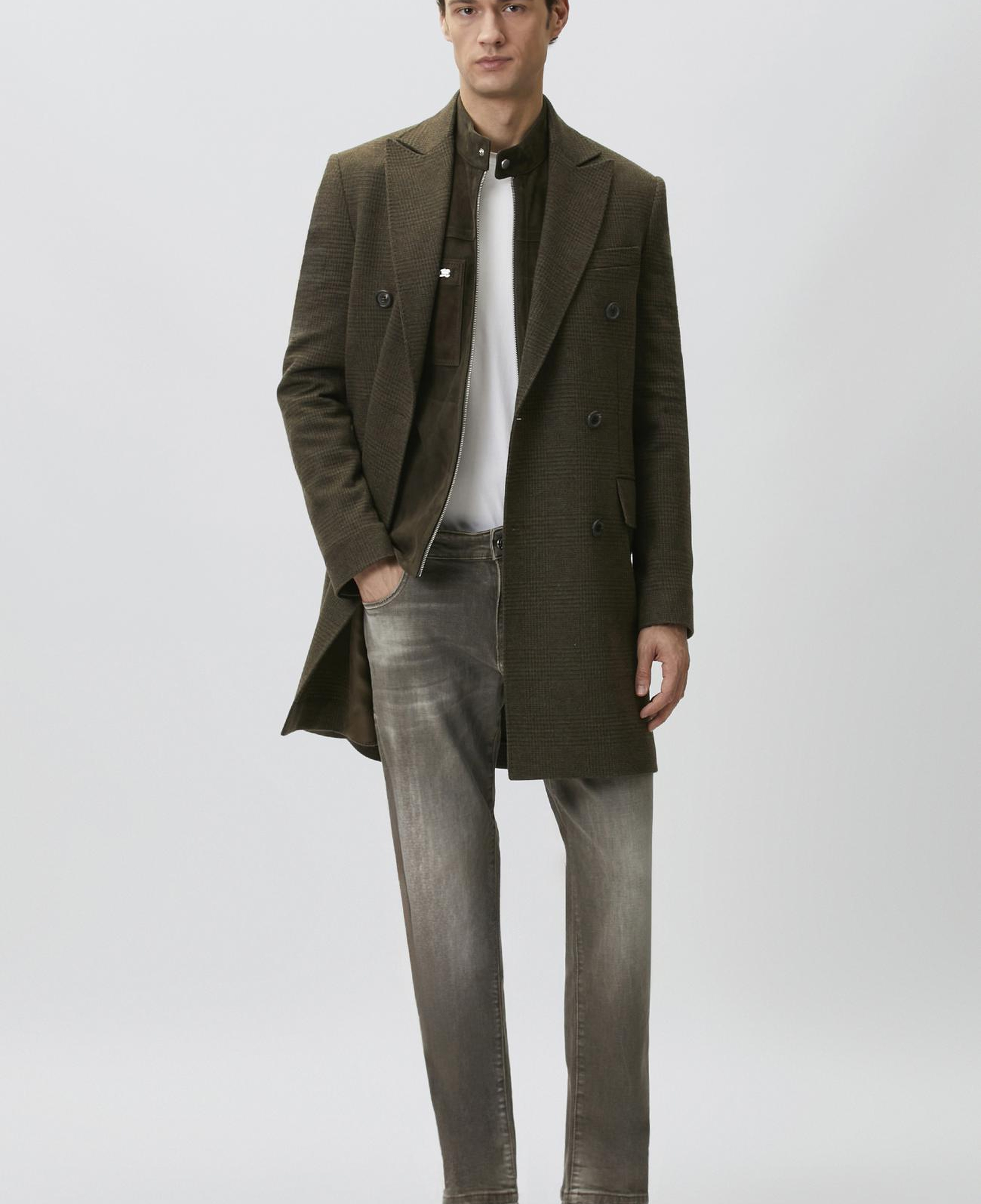 Network Erkek Slim Fit Vizon Denim Pantolon