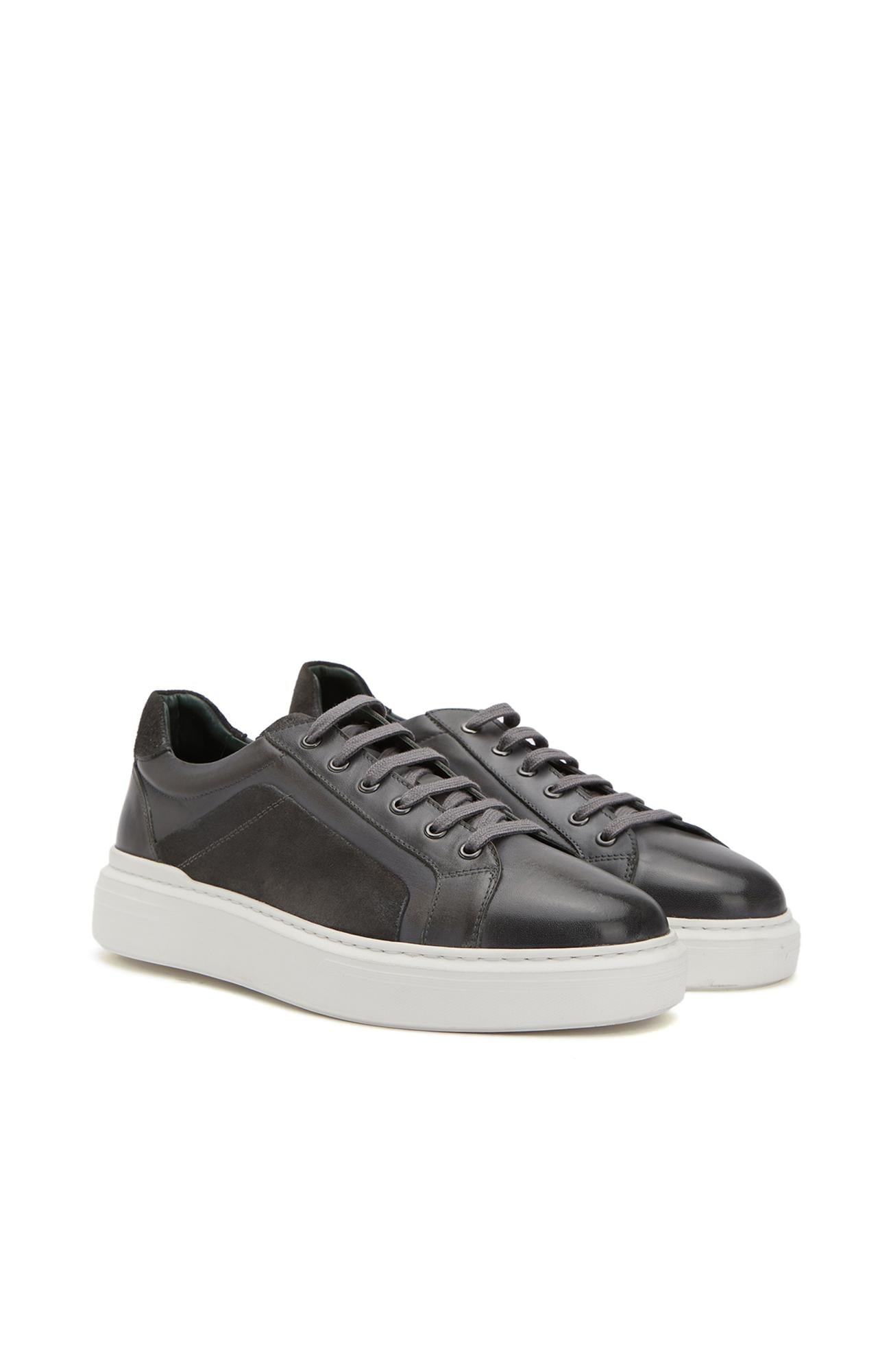 George Hogg Erkek Gri Sneaker