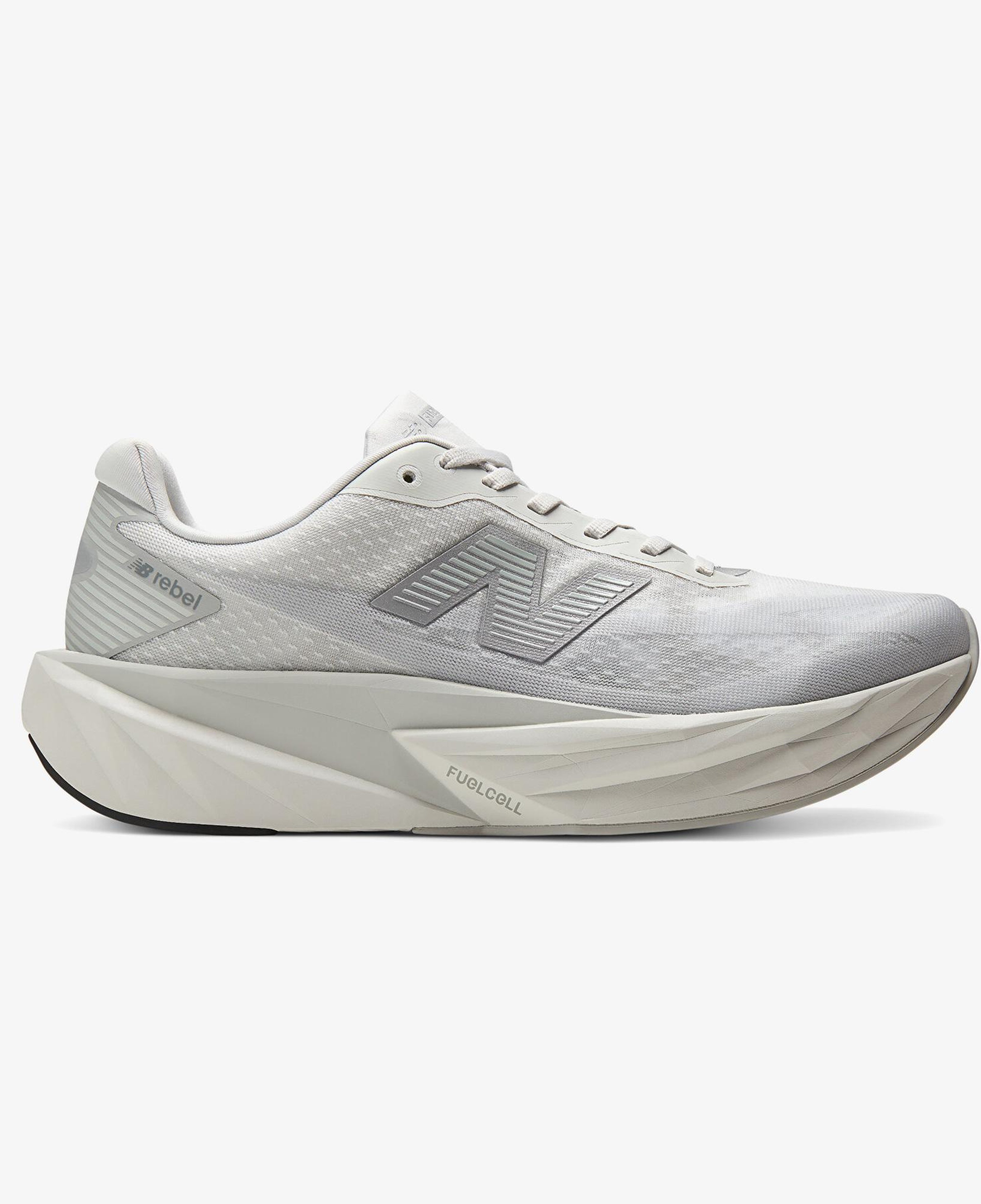 New Balance FuelCell Rebel v5 Erkek Gri Koşu Ayakkabısı