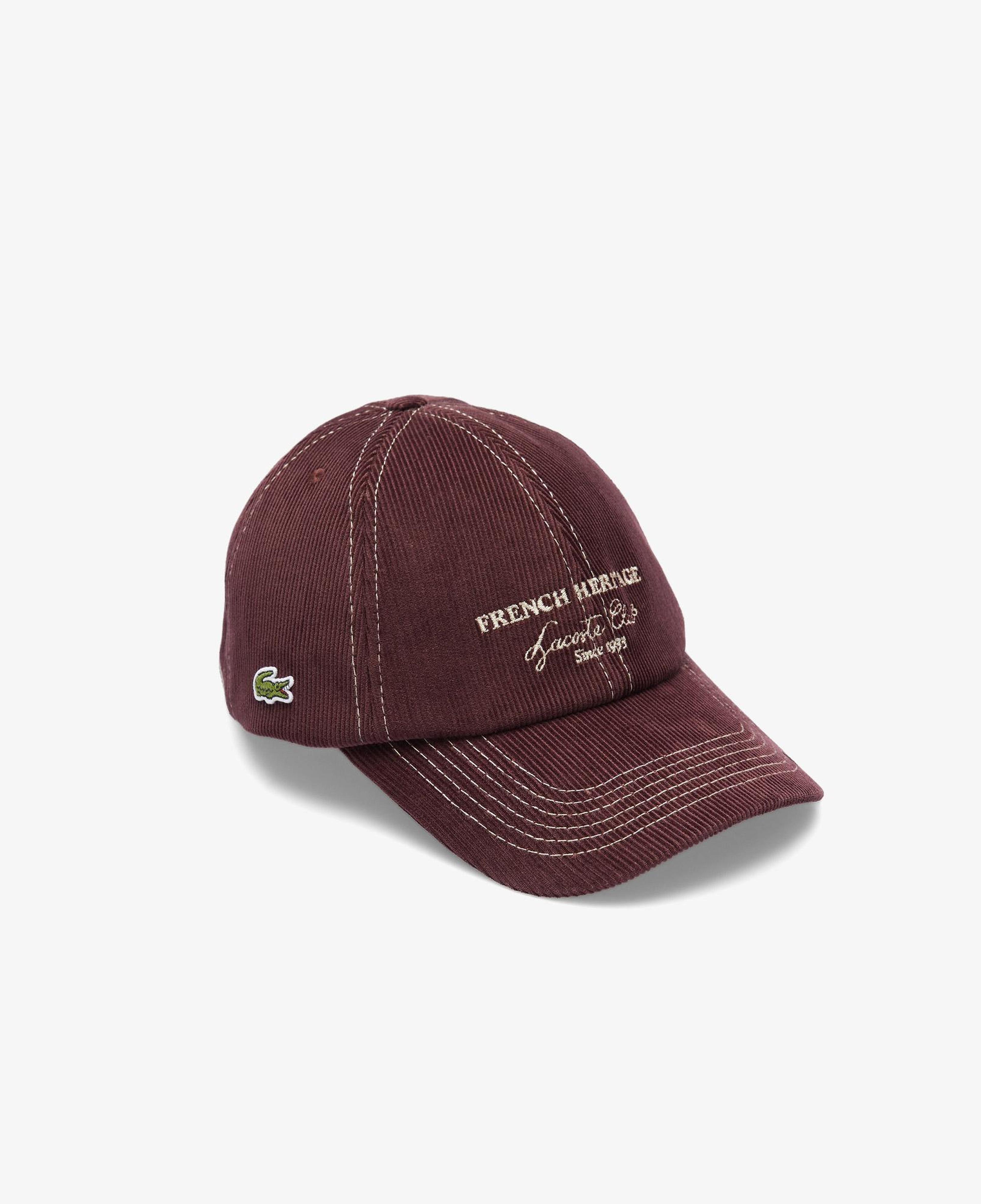 Unisex Baskılı Bordo Şapka