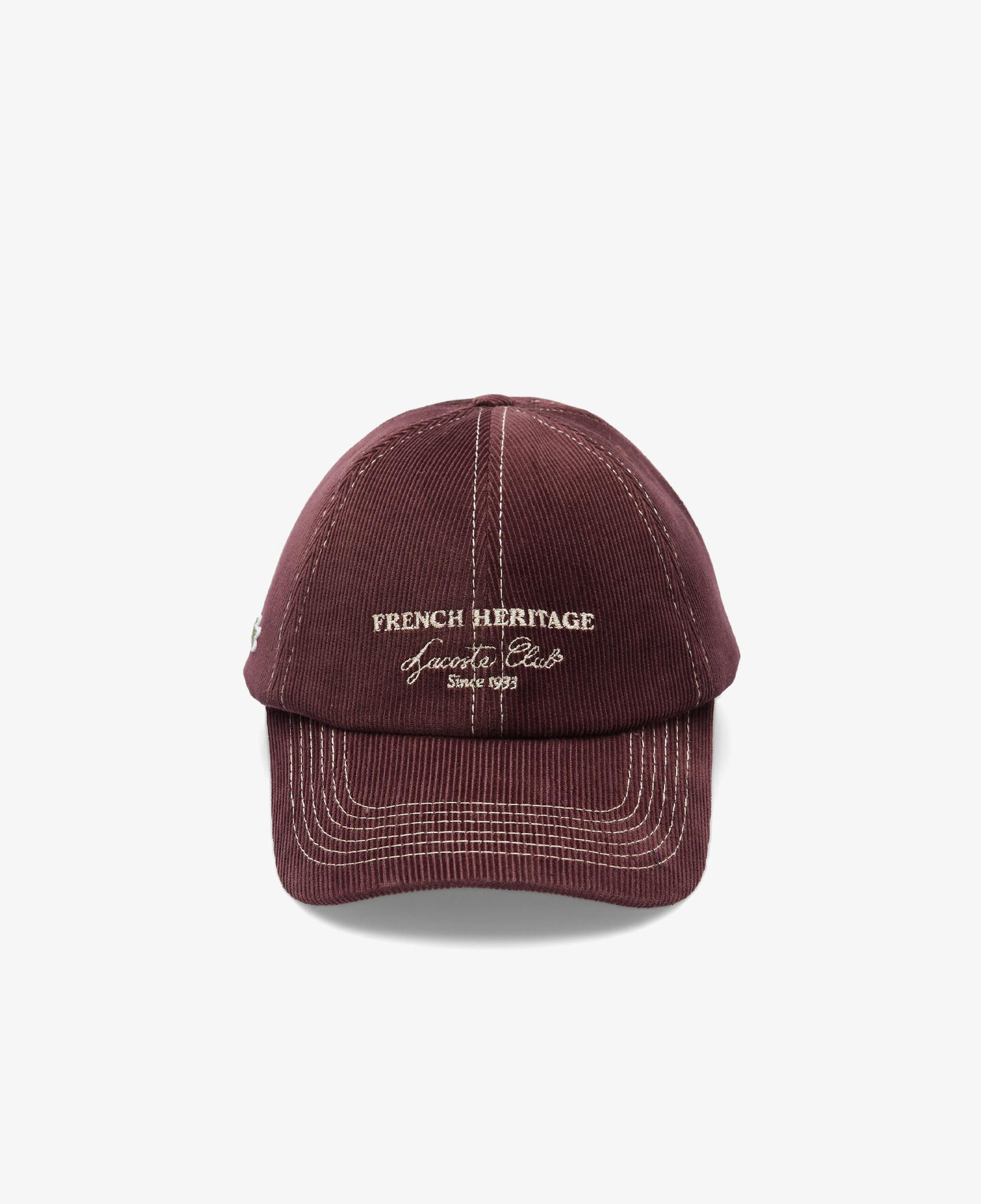 Unisex Baskılı Bordo Şapka