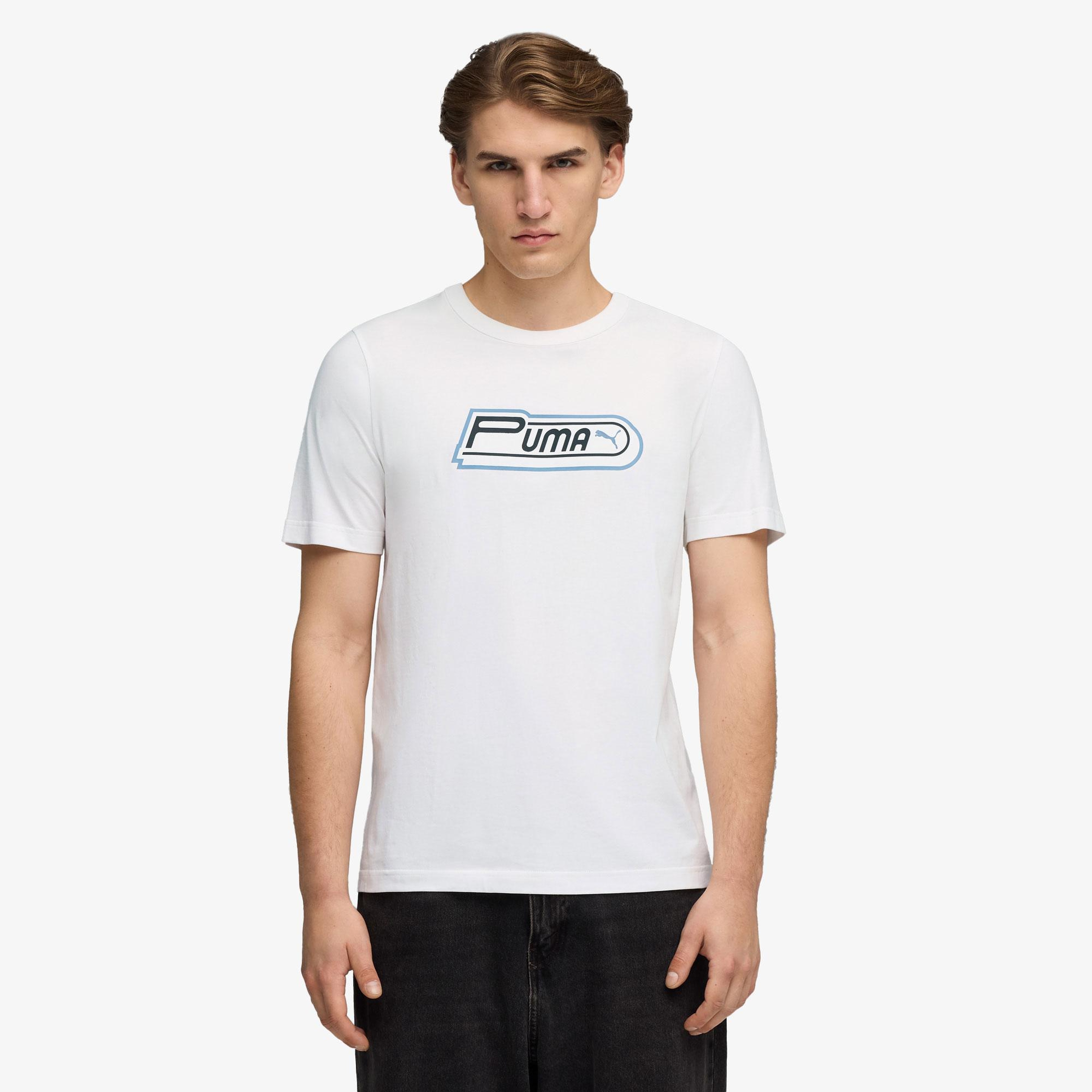 Puma Future Archive Graphic Unisex Beyaz T-Shirt