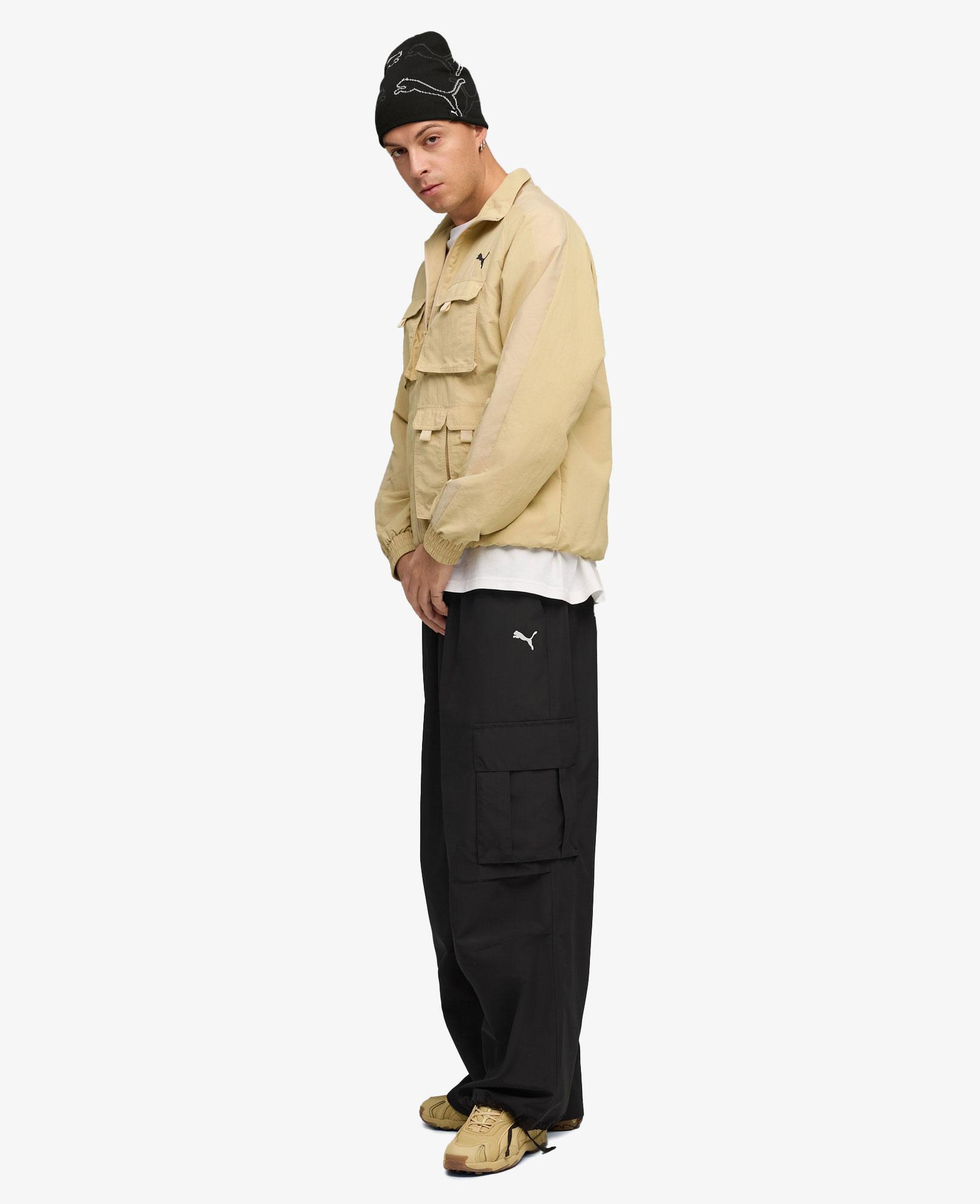 Puma T7 Cargo Relaxed Track Erkek Krem Ceket