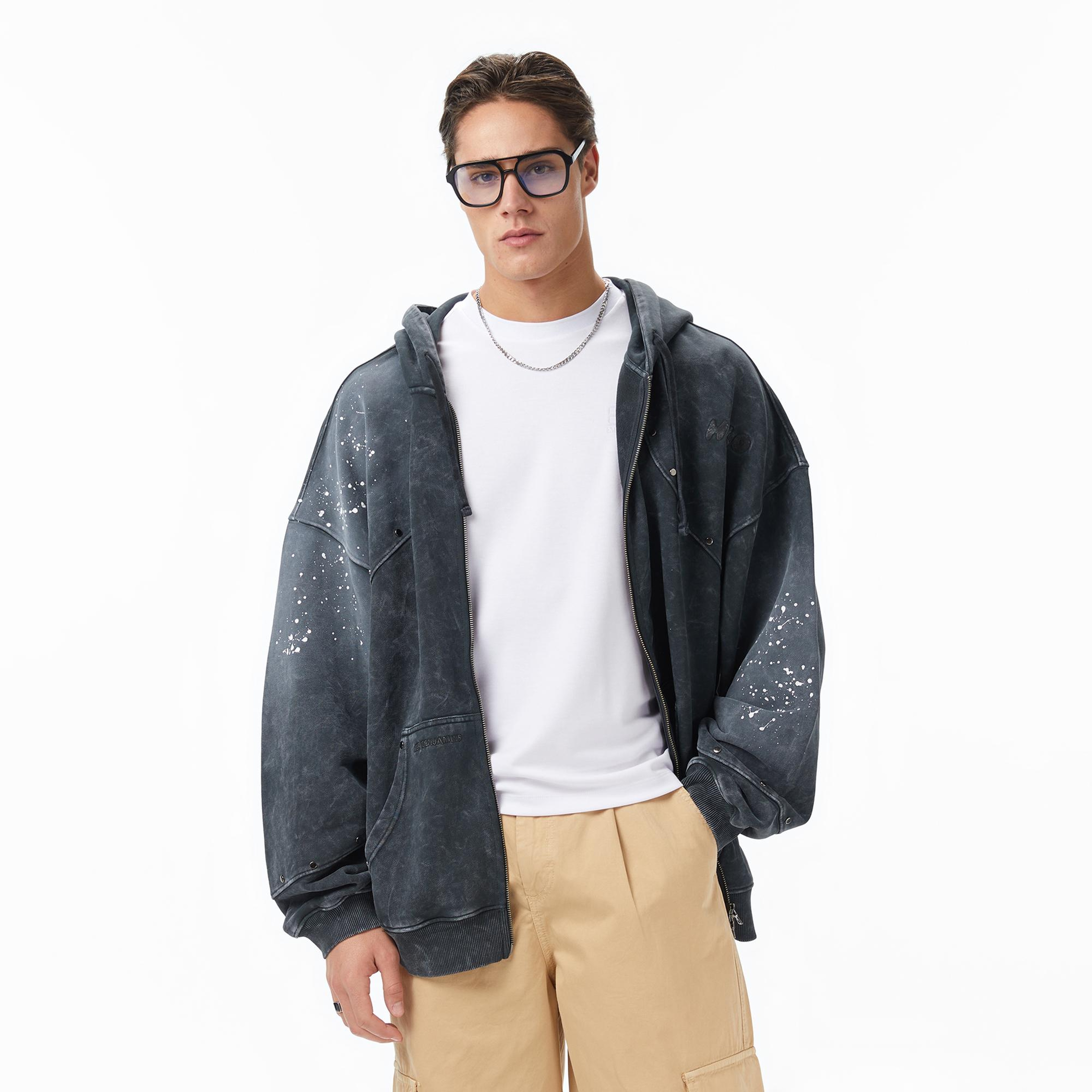 Les Benjamins Esssentials 301 Erkek Siyah Sweatshirt