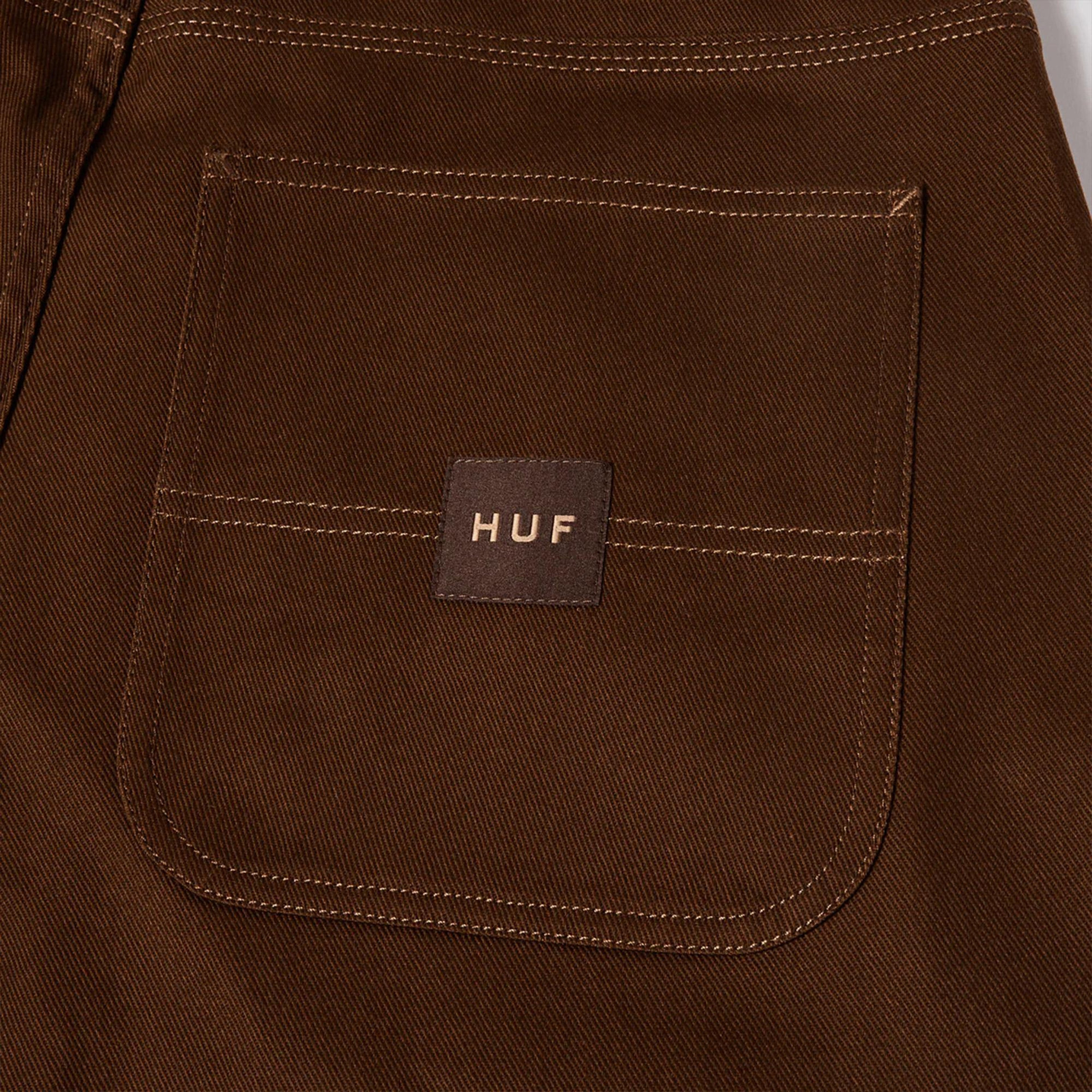 HUF?Classic?Double?Knee?Work Erkek Kahverengi Şort