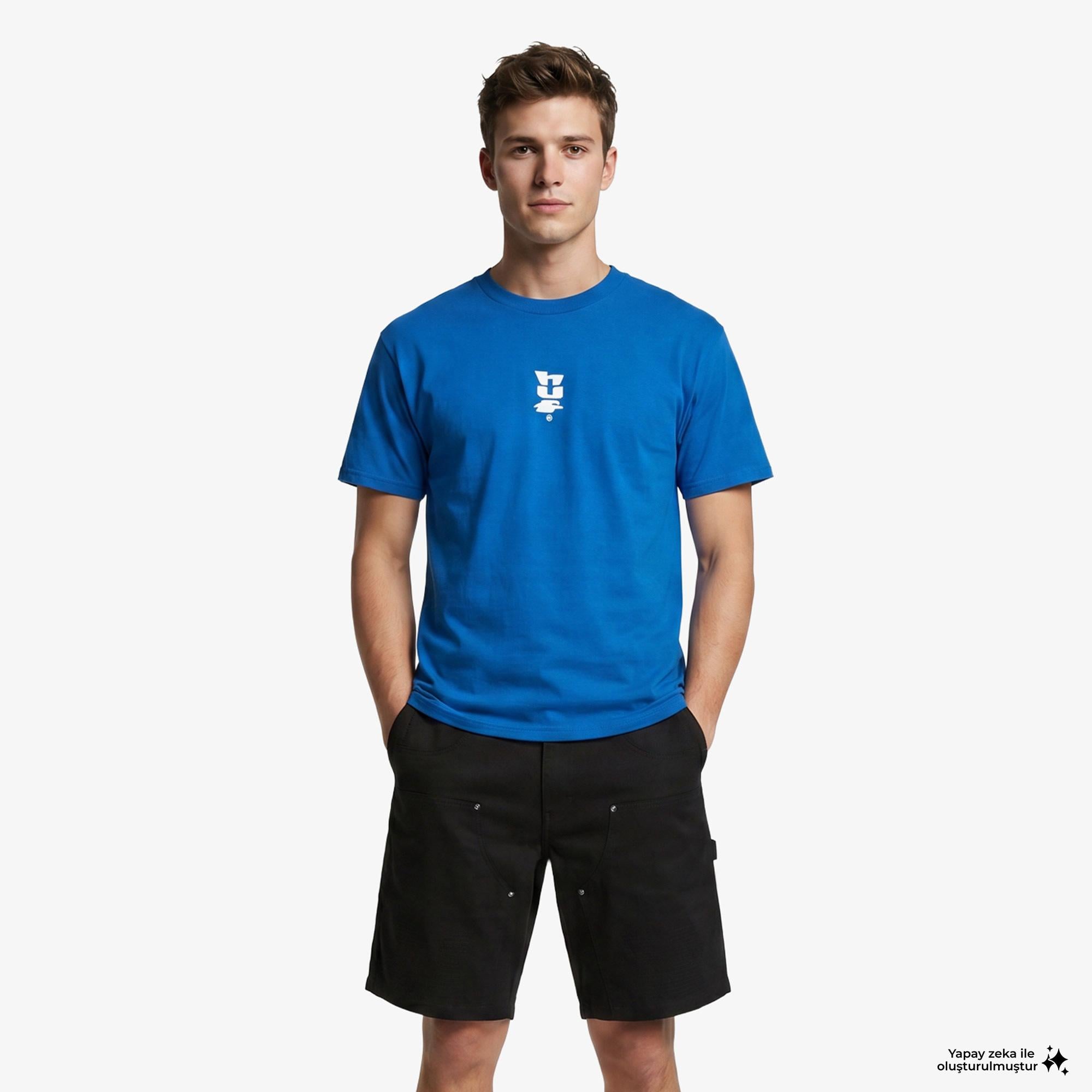 Huf Set Megablast Erkek Mavi T-Shirt