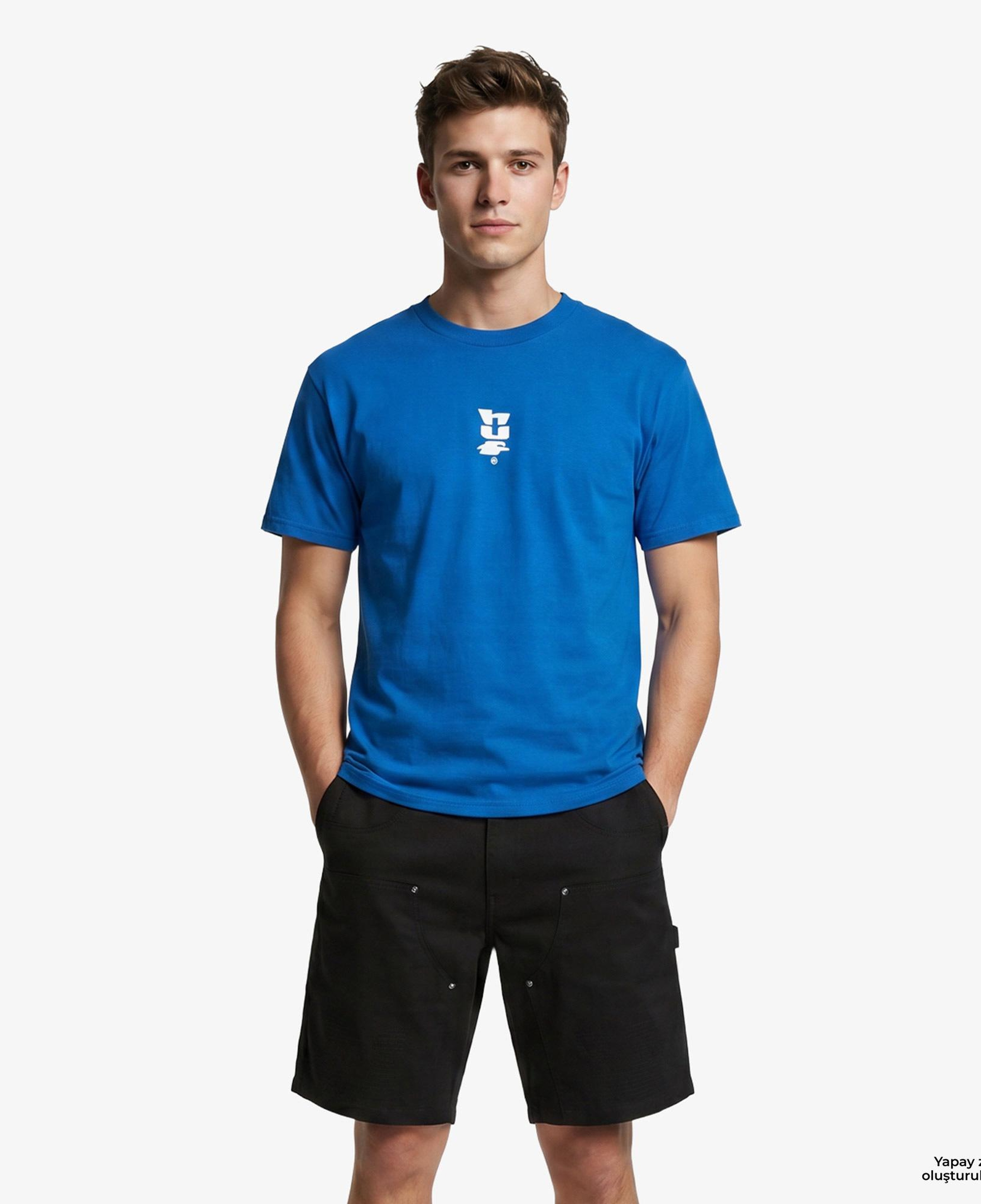 Huf Set Megablast Erkek Mavi T-Shirt