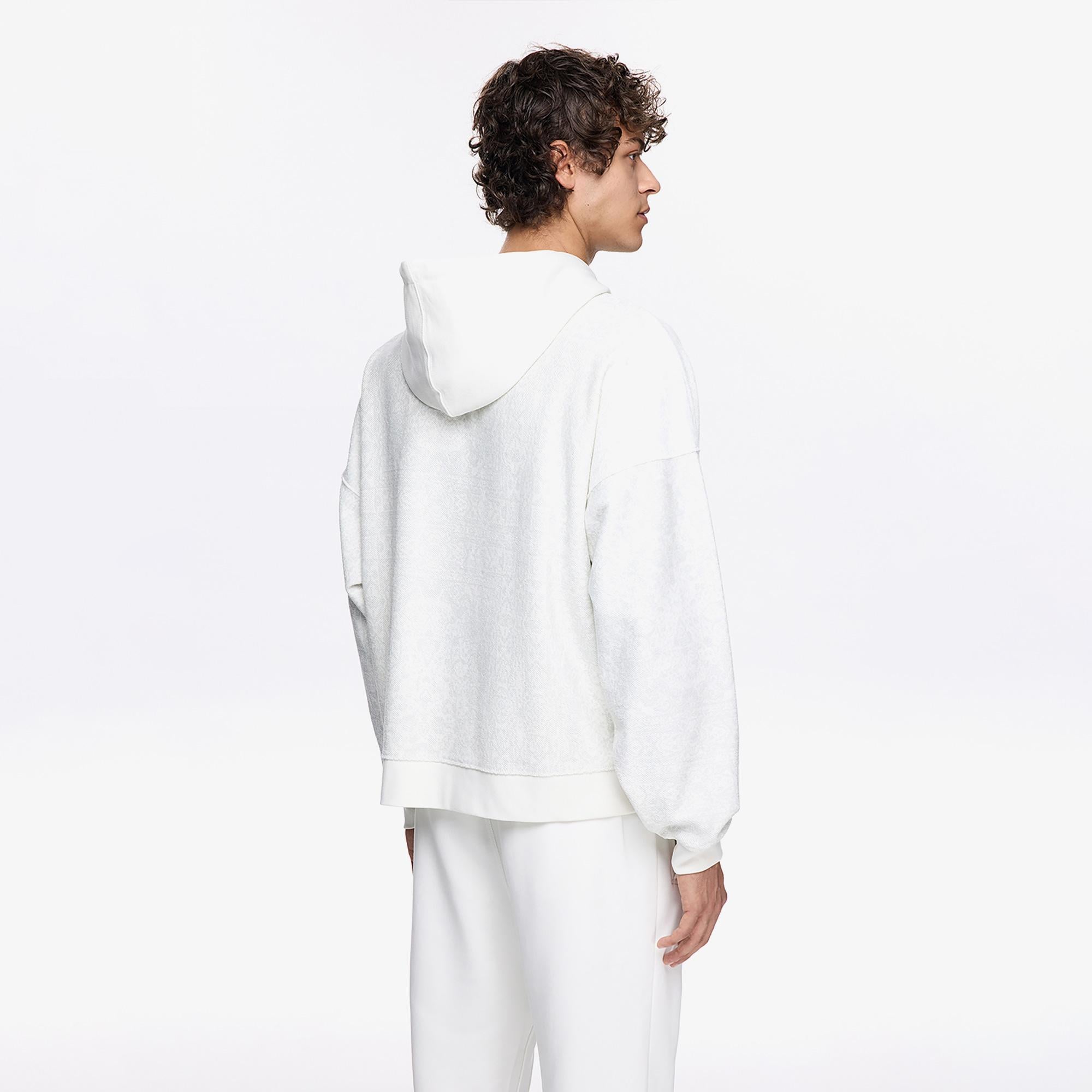 Les Benjamins Classic Erkek Beyaz Sweatshirt