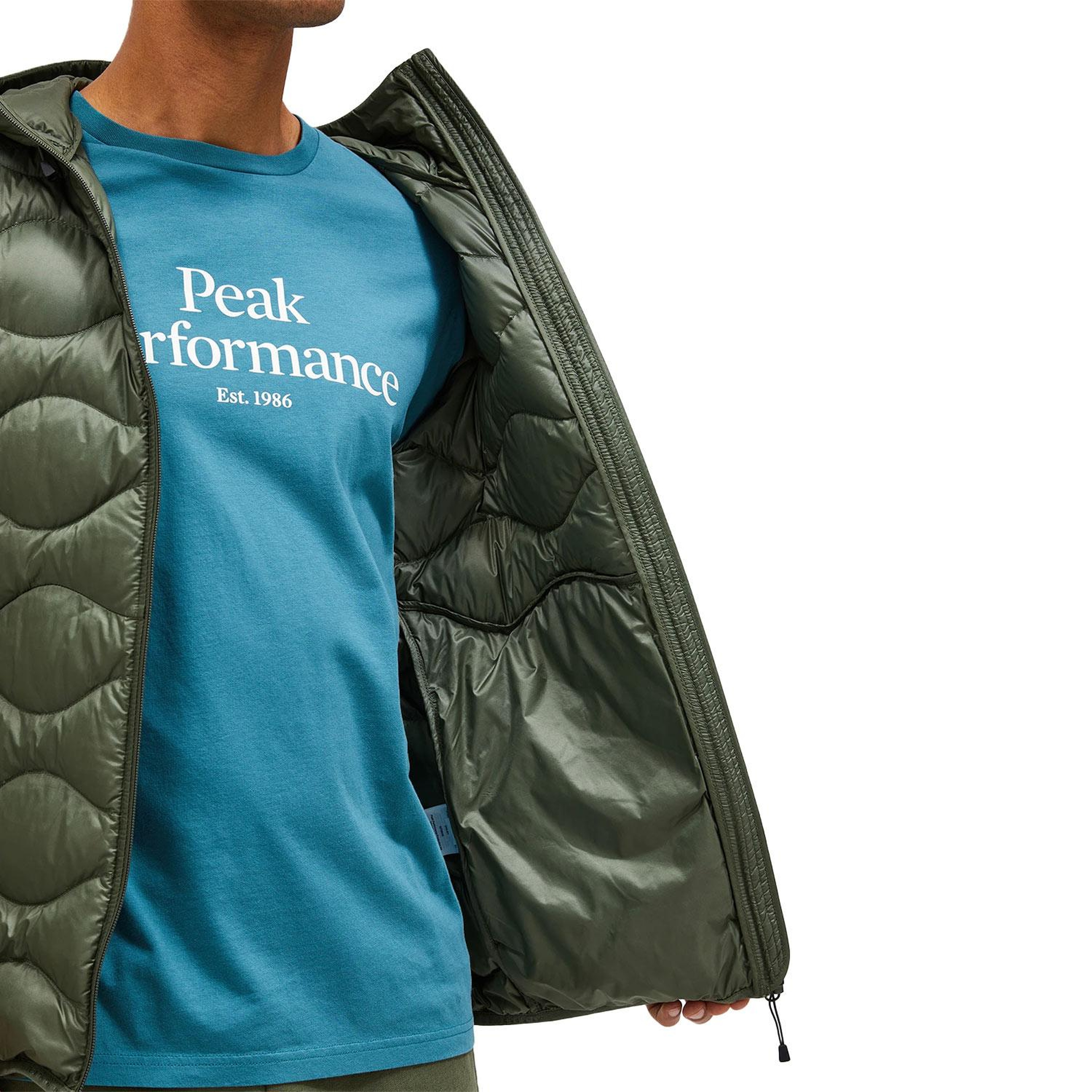 Peak Performance Helium Do Hood Erkek Yeşil Outdoor Ceketi