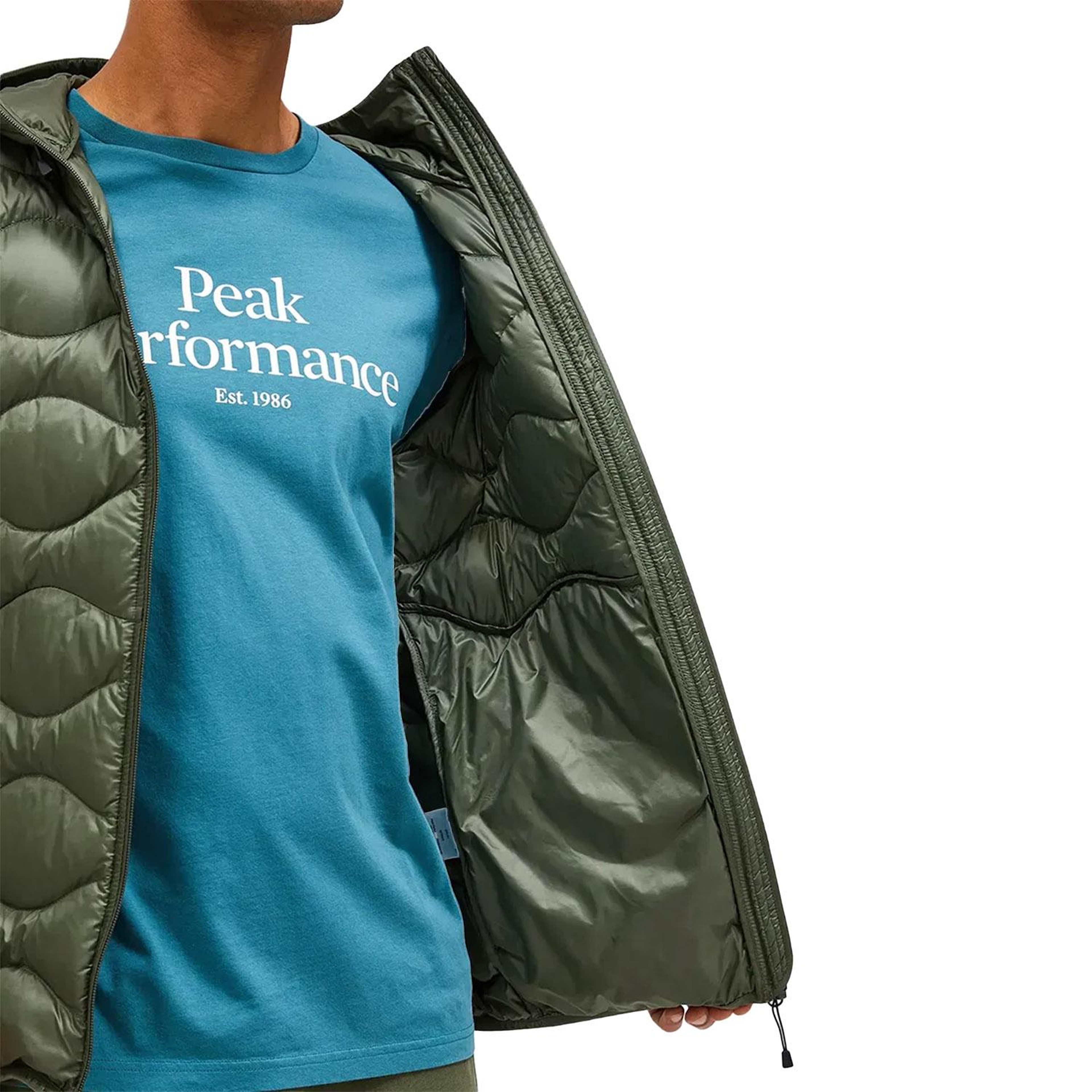 Peak Performance Helium Do Hood Erkek Yeşil Outdoor Ceketi