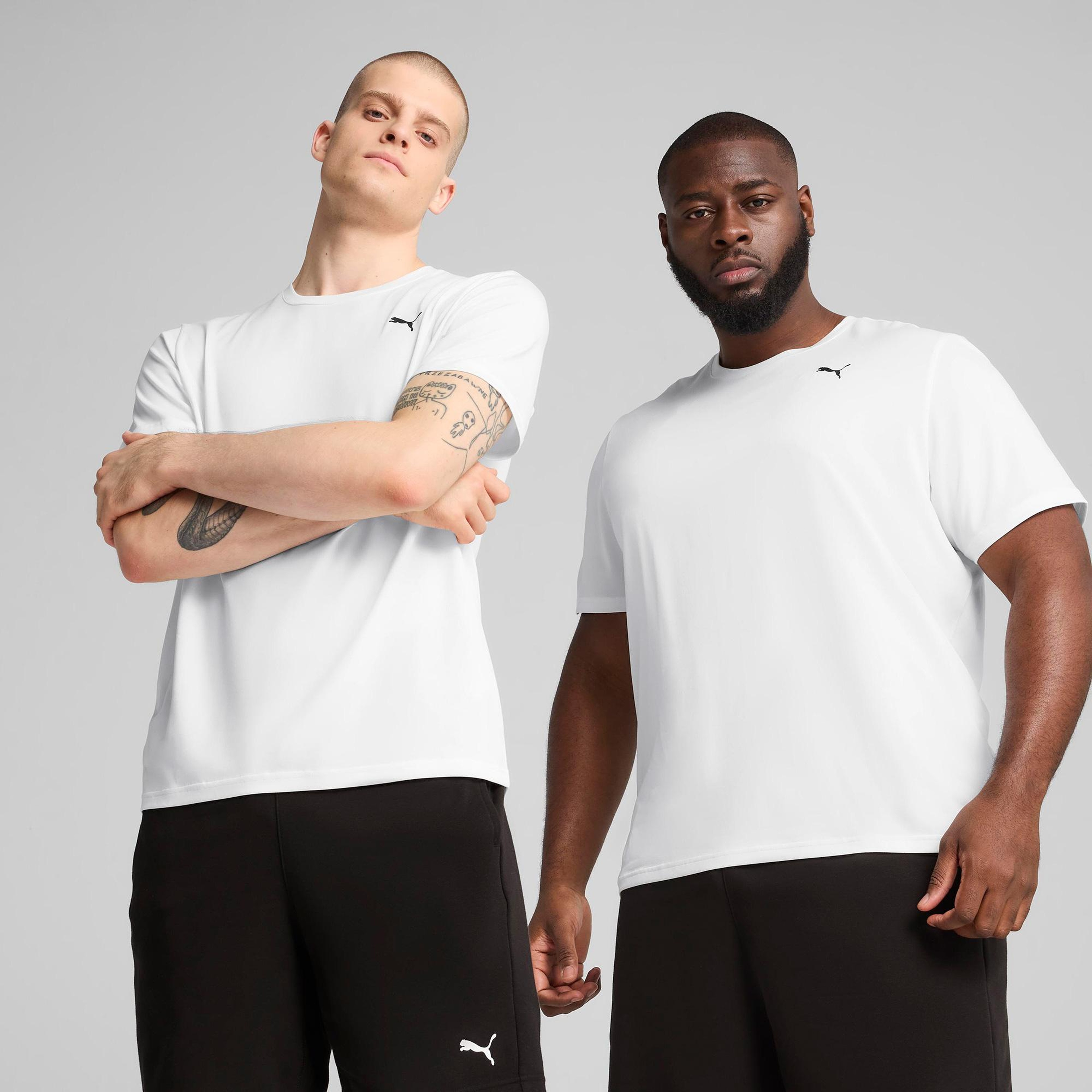 Puma Tad Ess Solid Cat Lc Erkek Beyaz Antrenman T-Shirt