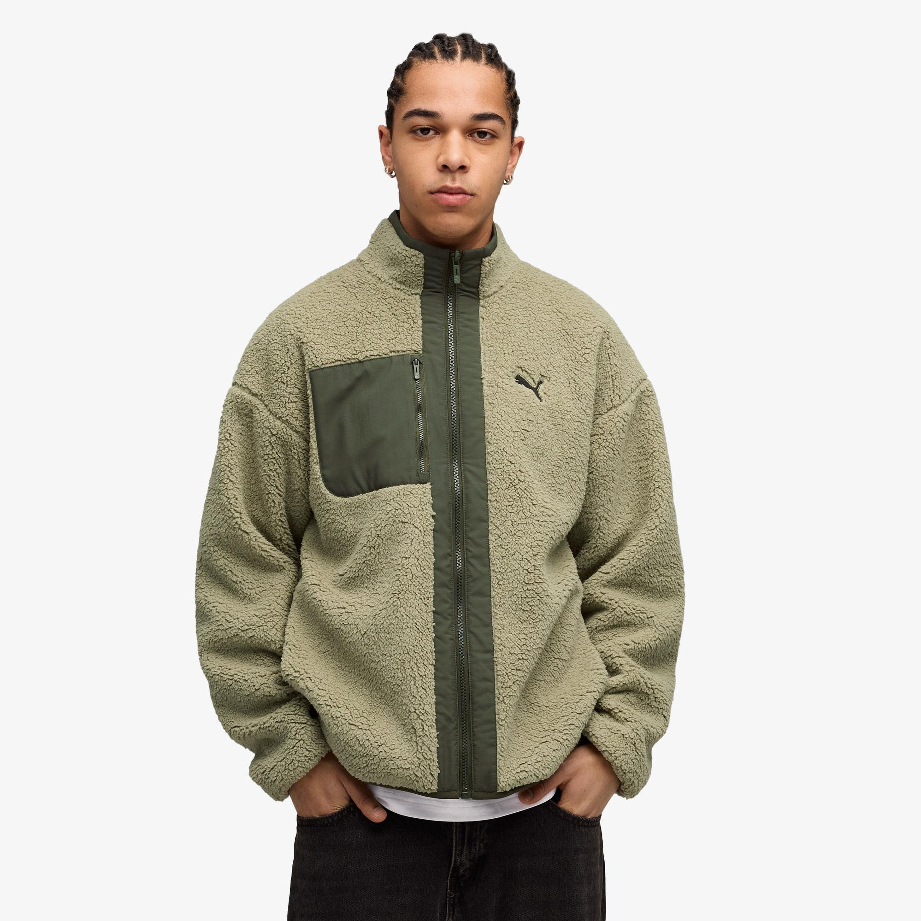 Puma Reversible Erkek Haki Ceket