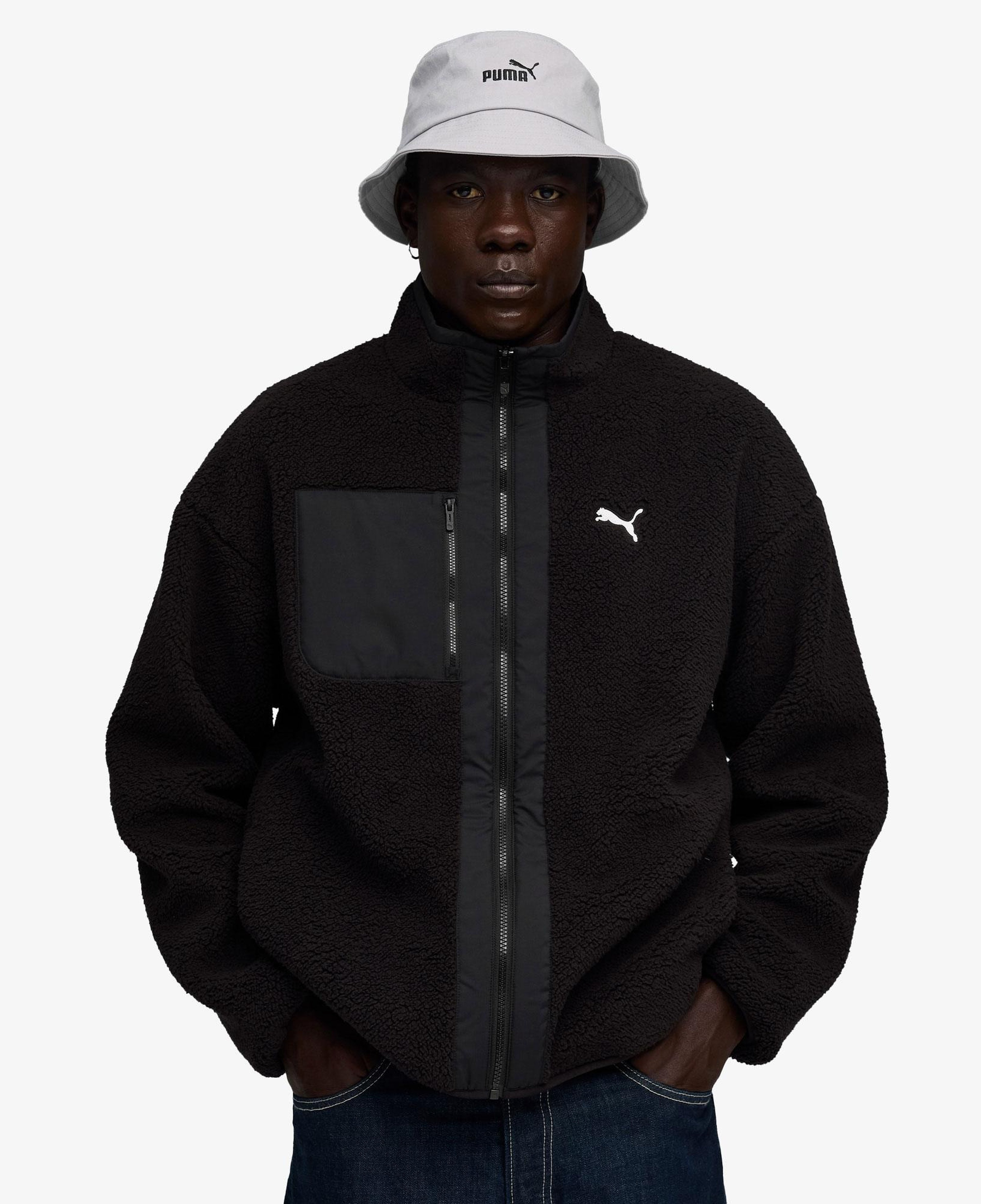 Puma Reversible Sherpa Erkek Siyah Ceket