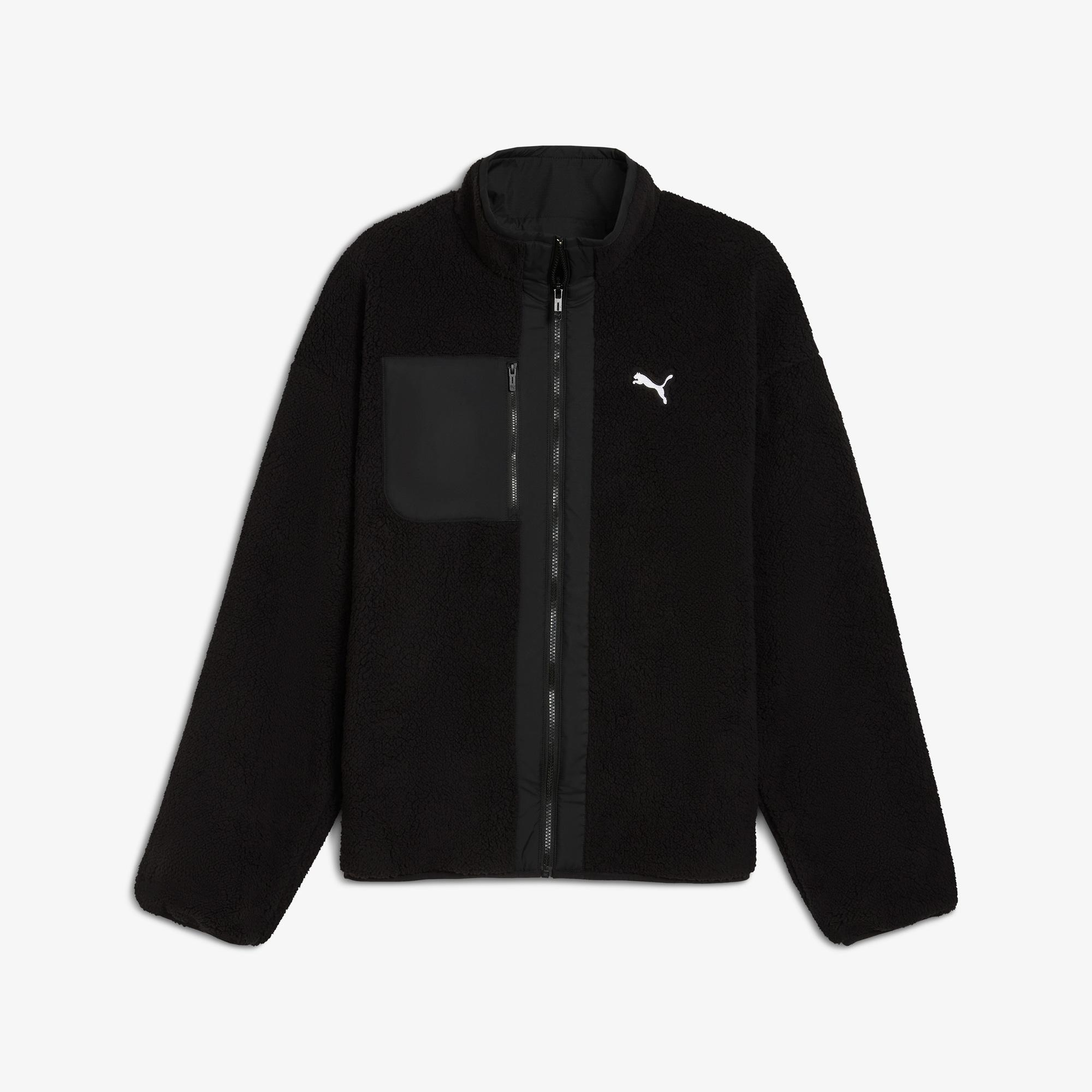 Puma Reversible Sherpa Erkek Siyah Ceket