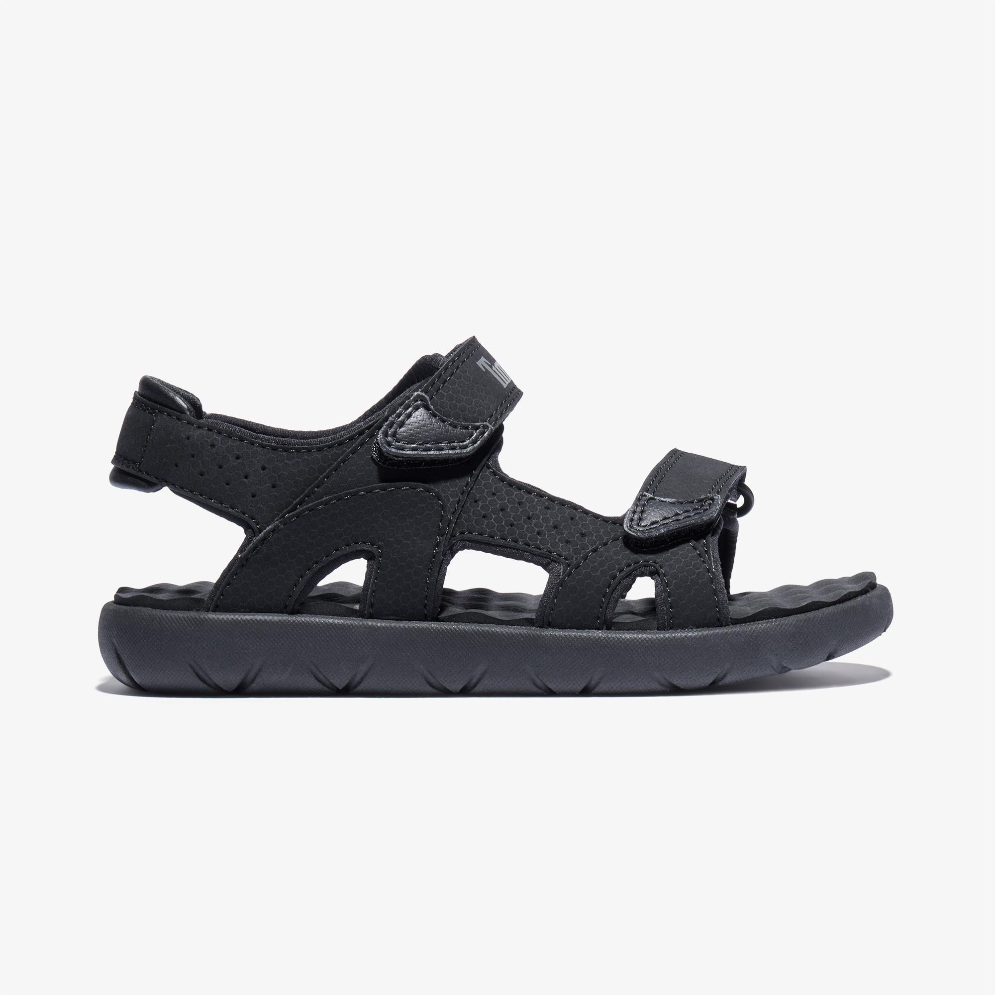 Timberland Perkins Low Arkadan Bantlı Çocuk Siyah Sandalet