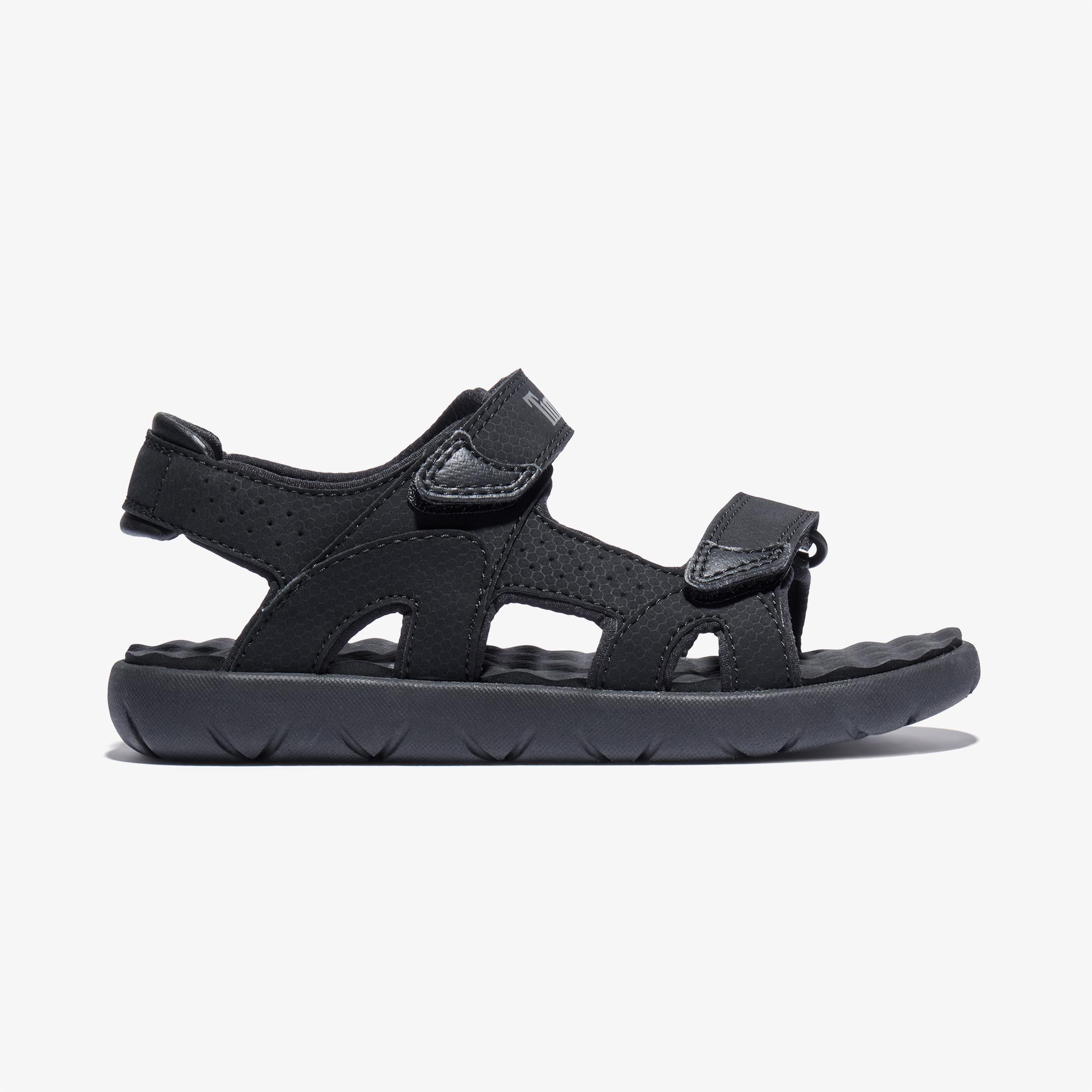 Timberland Perkins Low Arkadan Bantlı Çocuk Siyah Sandalet