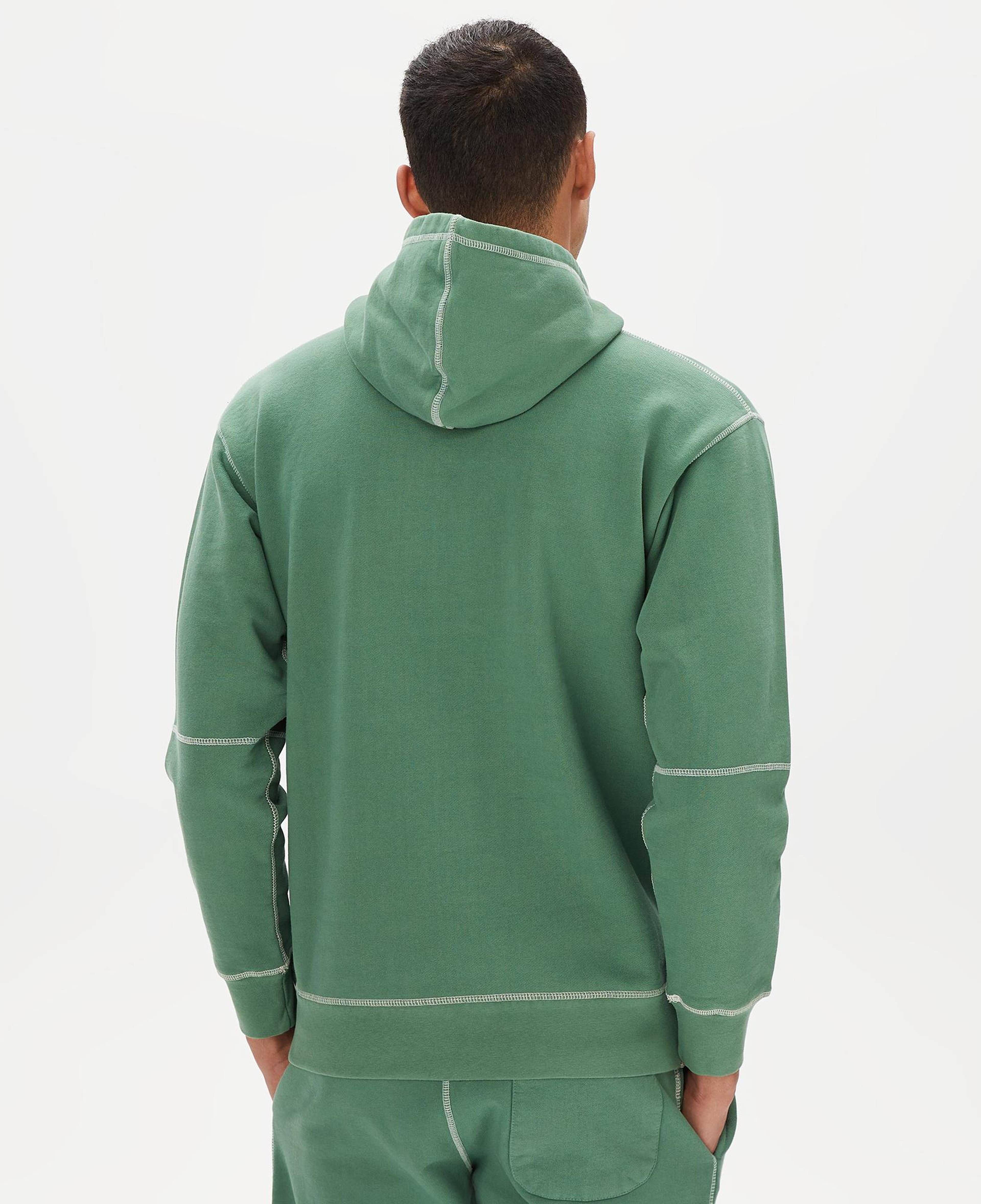 Market Triple Stitch Pullover Erkek Yeşil Hoodie