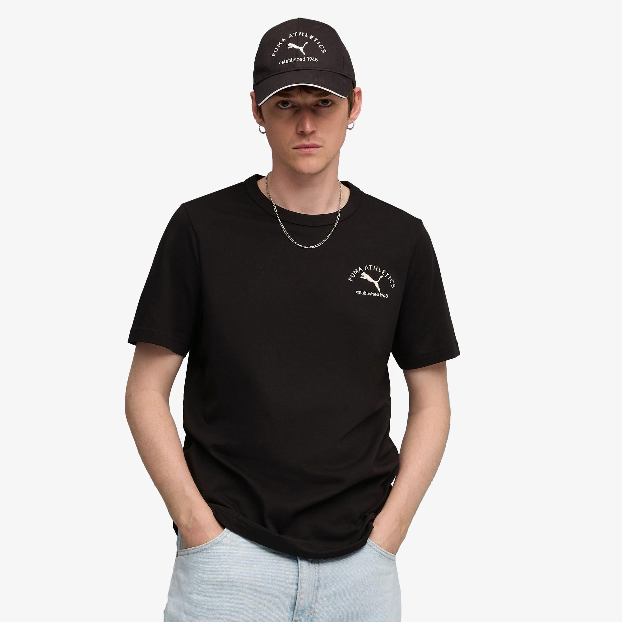 Puma Herren Erkek Siyah T-Shirt