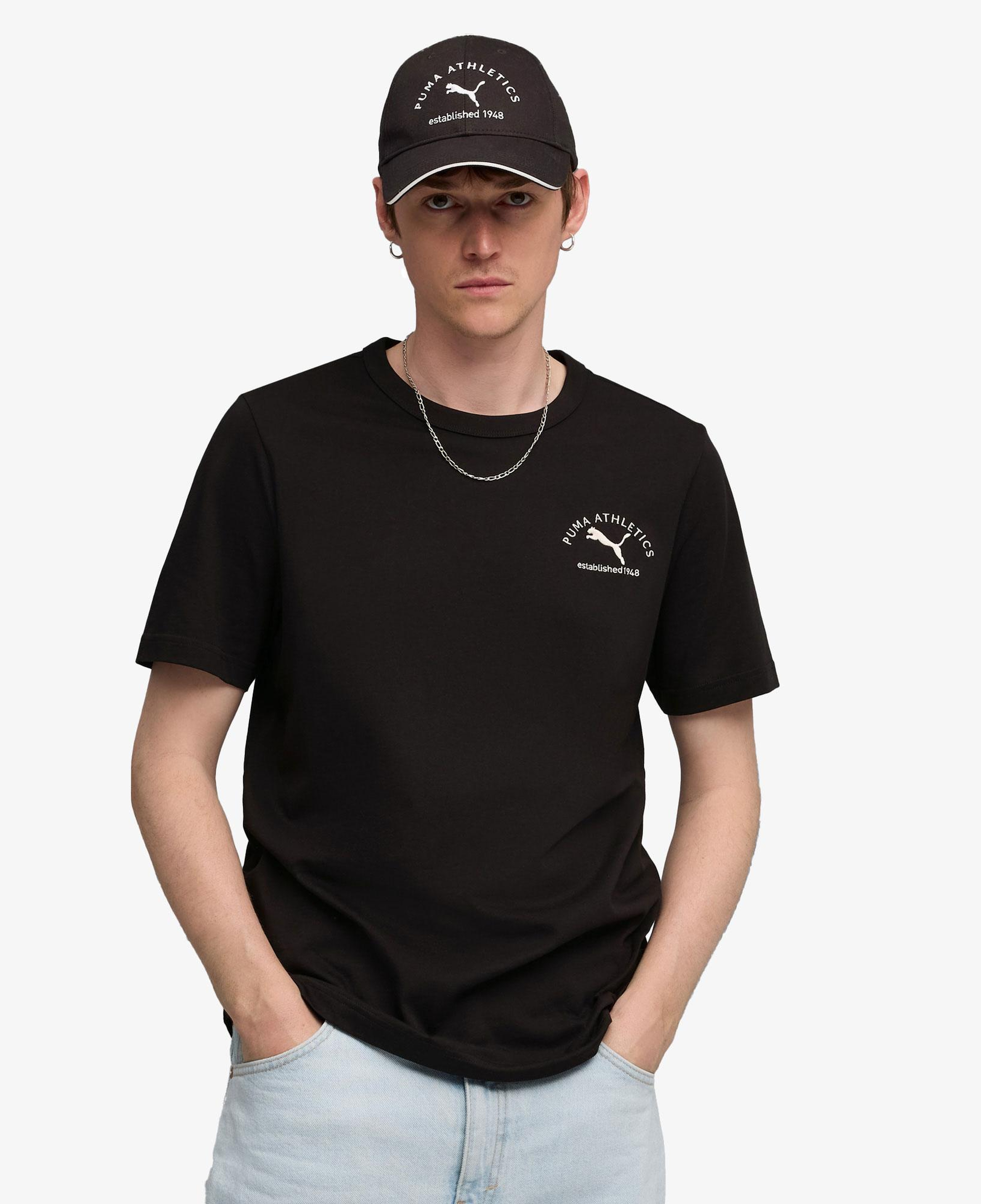 Puma Herren Erkek Siyah T-Shirt