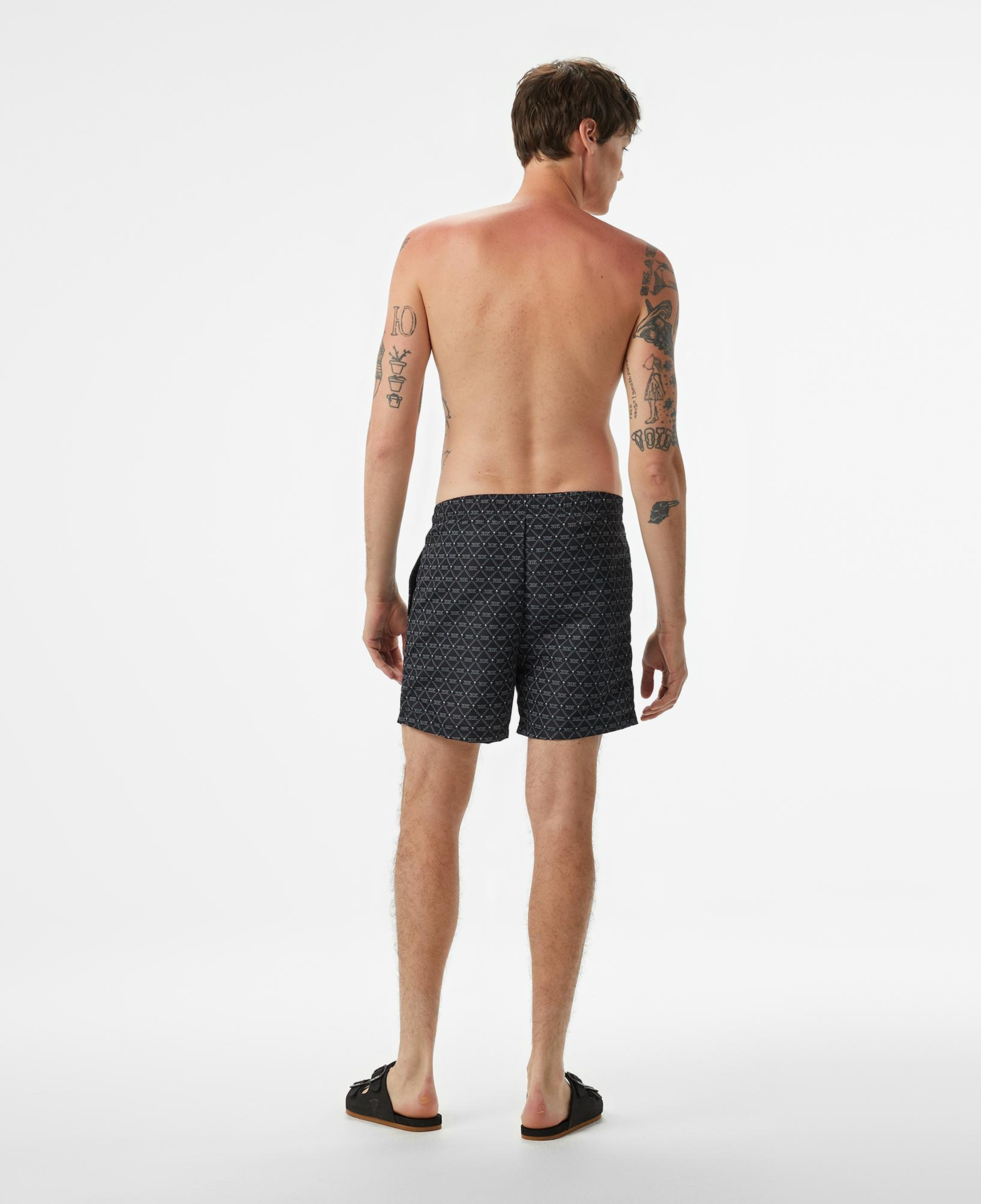 Karl Kani Signature Swim Erkek Siyah Deniz Şortu