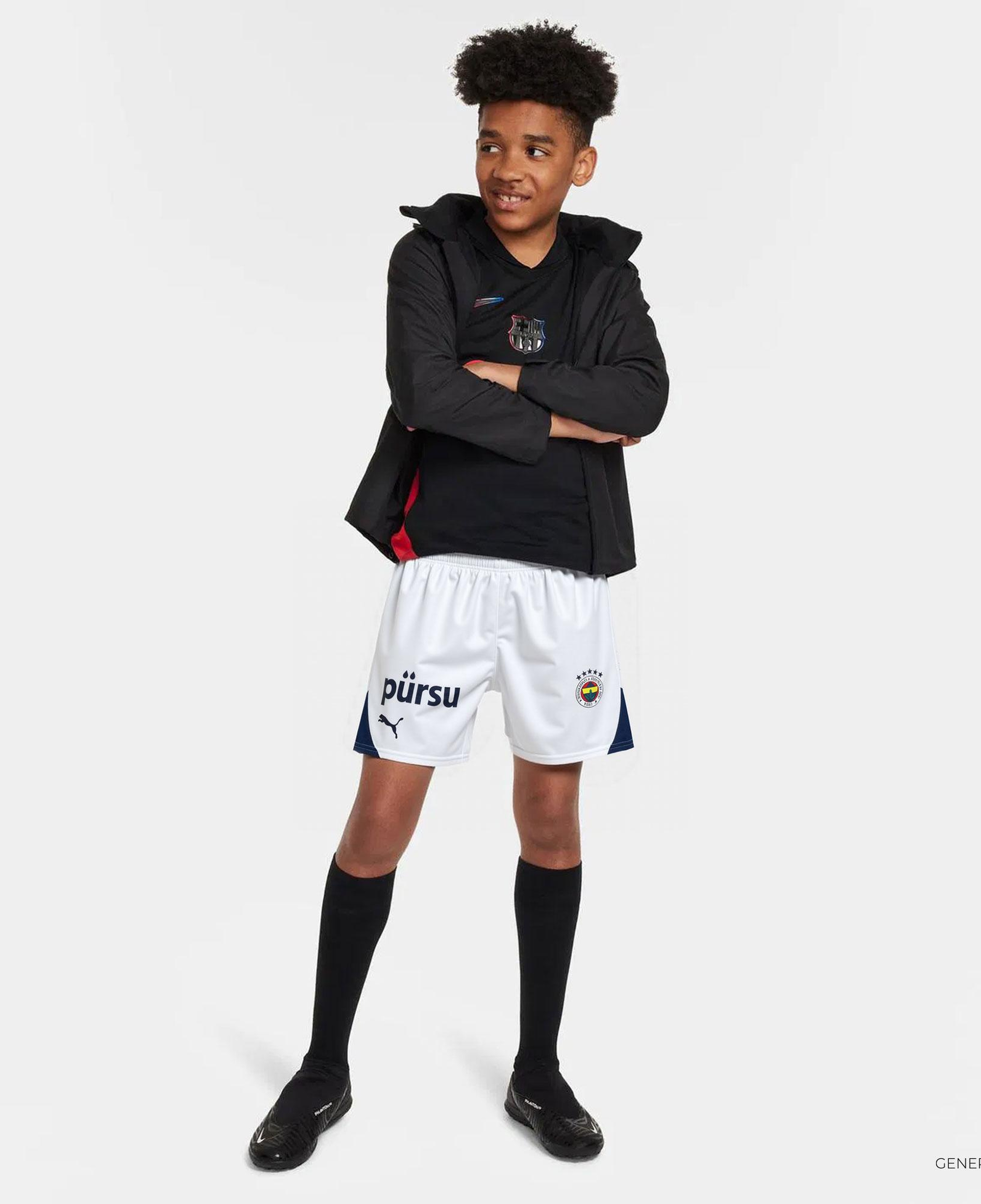 Puma Fsk Jr Çocuk Beyaz Şort